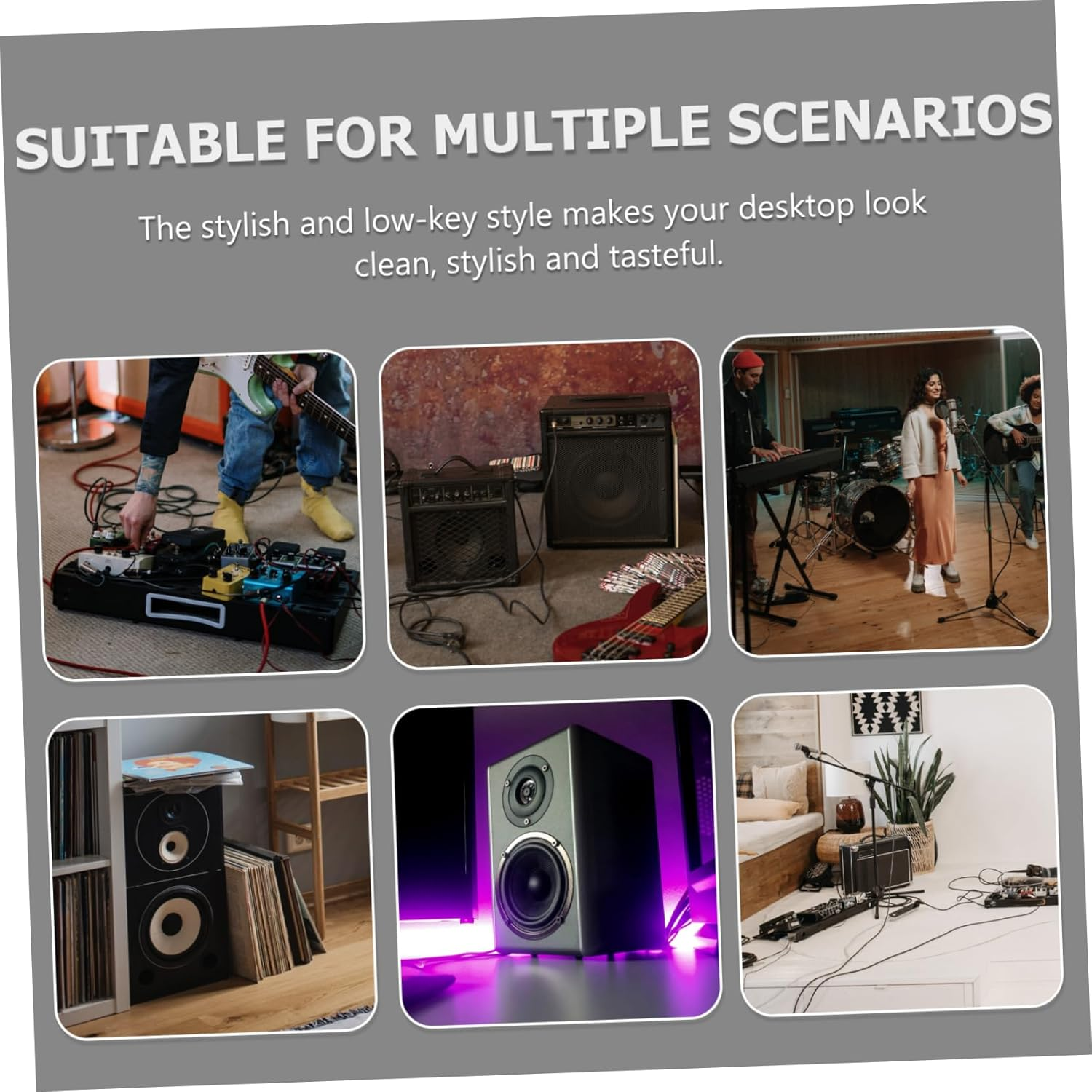 ARTIBETTER 4Pcs Speaker Isolation Feet and Vibration Absorber Spring Pads for Hifi Audio Equipment Subwoofer Stand Black Vibration Damper Speaker Floor Protector for Home Audio image number 4