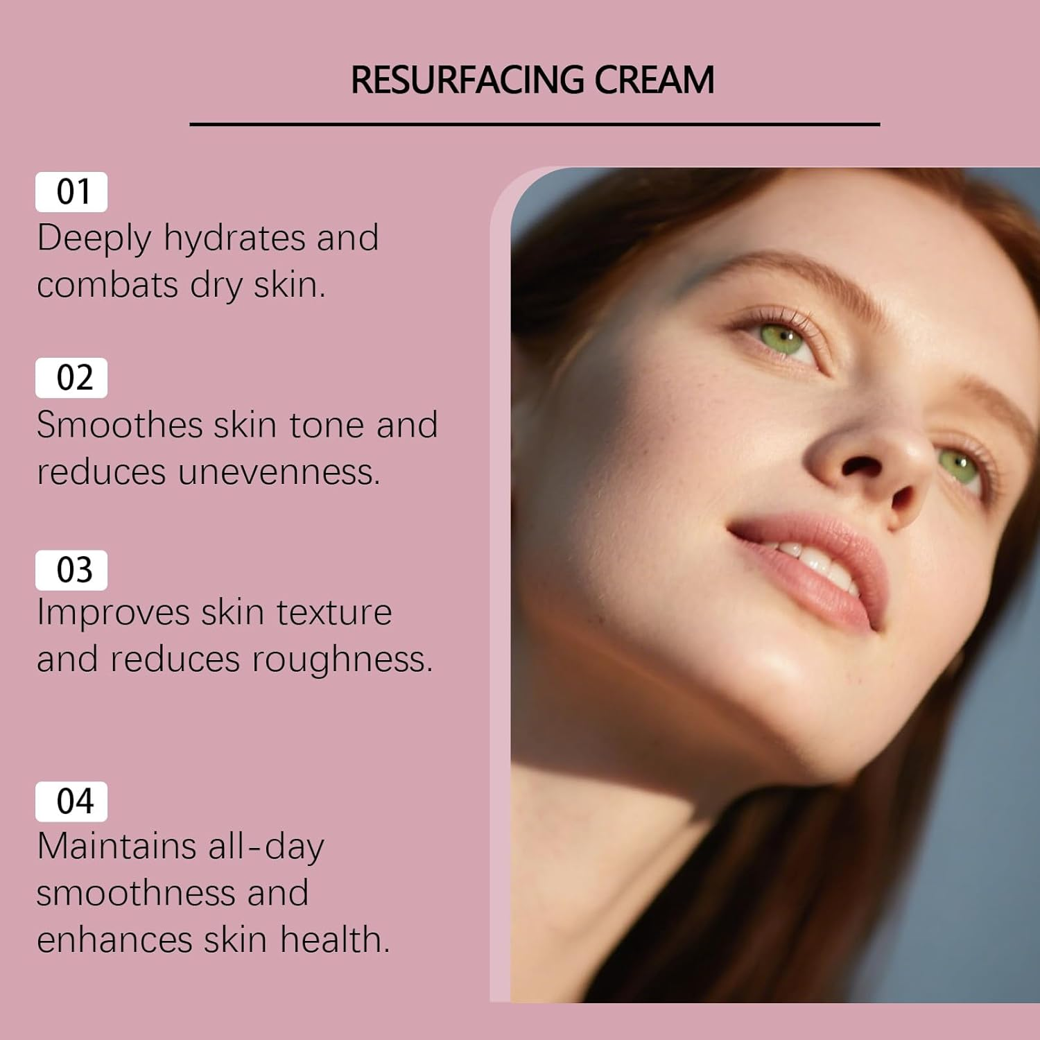 Strawberry Skin Resurfacing Cream, Strawberry Smoothing Cream, Body Moisturising for Rough & Bumpy Skins, Hydrating Body Lotion, Smoothes Texture & Evens Tone, Daily Care for Arms & Legs (6Pcs) image number 5