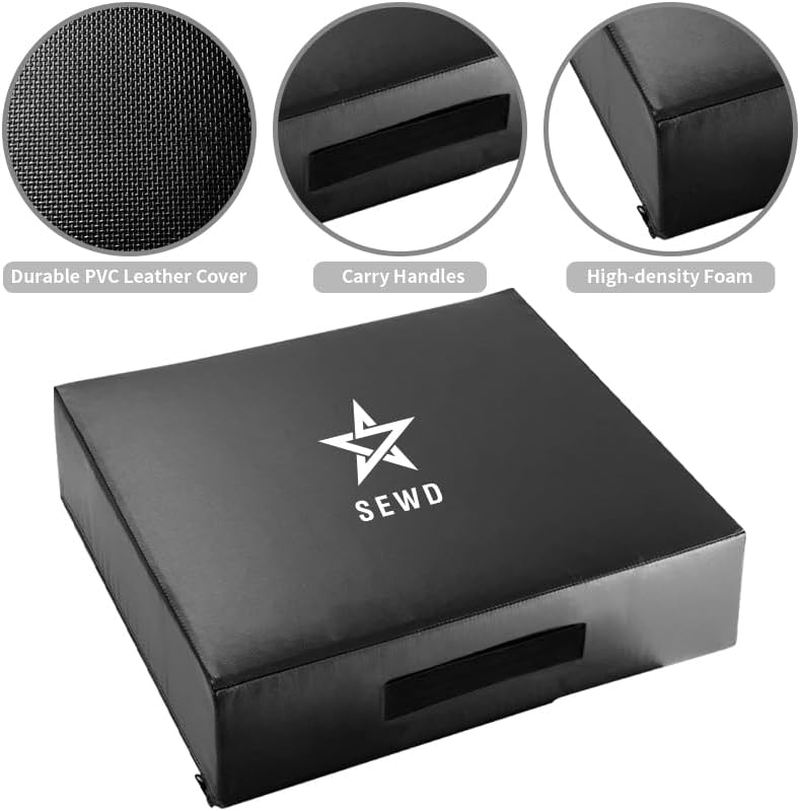 SEWD Weightlifting Crash Pad Noise Reducing Weight Pads for Floor Protection, Set of 2 Silencer Drop Pads image number 4