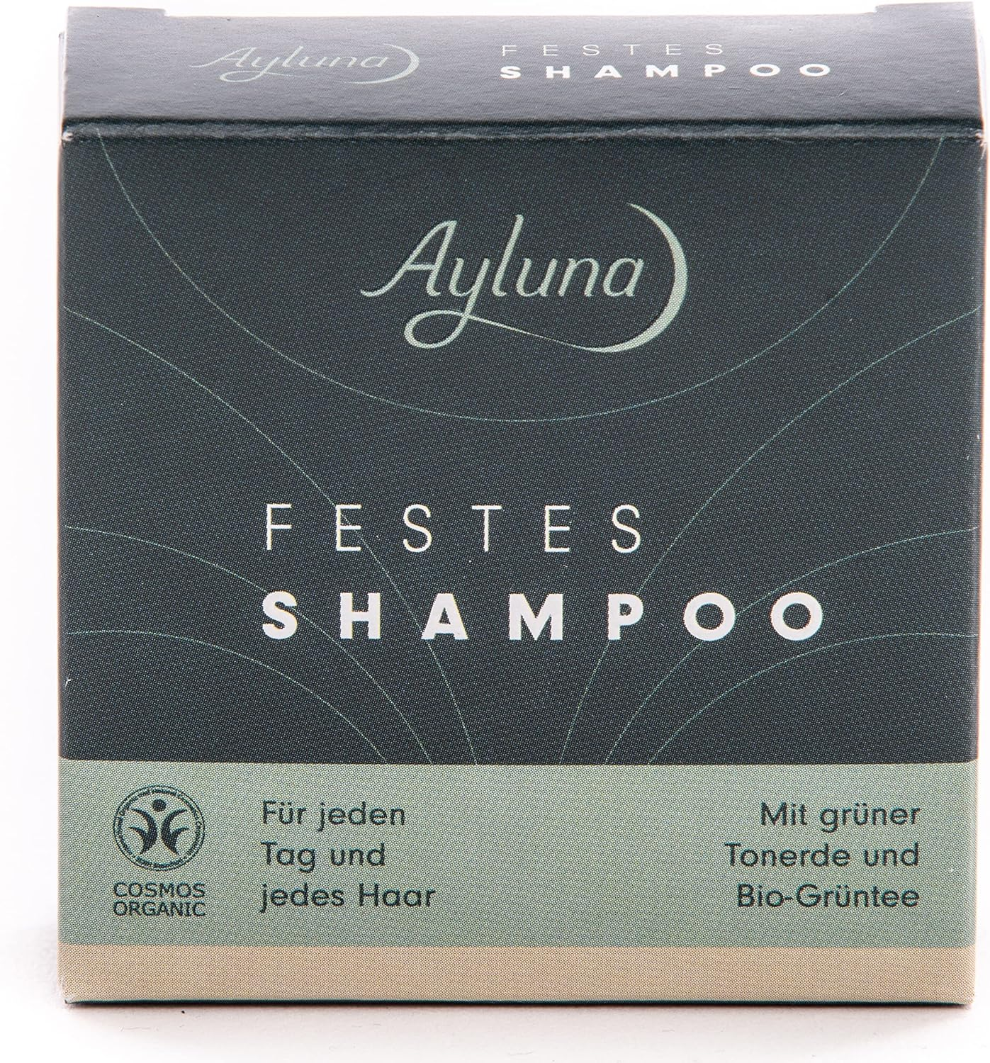 Ayluna Solid Shampoo Sensitive, Washes and Nourishes Easily and Ph Neutral like a Conventional Shampoo, Your Hair Is Gently Freed of Dirt and Washing It into a Soothing Ritual, 1 X 60 G