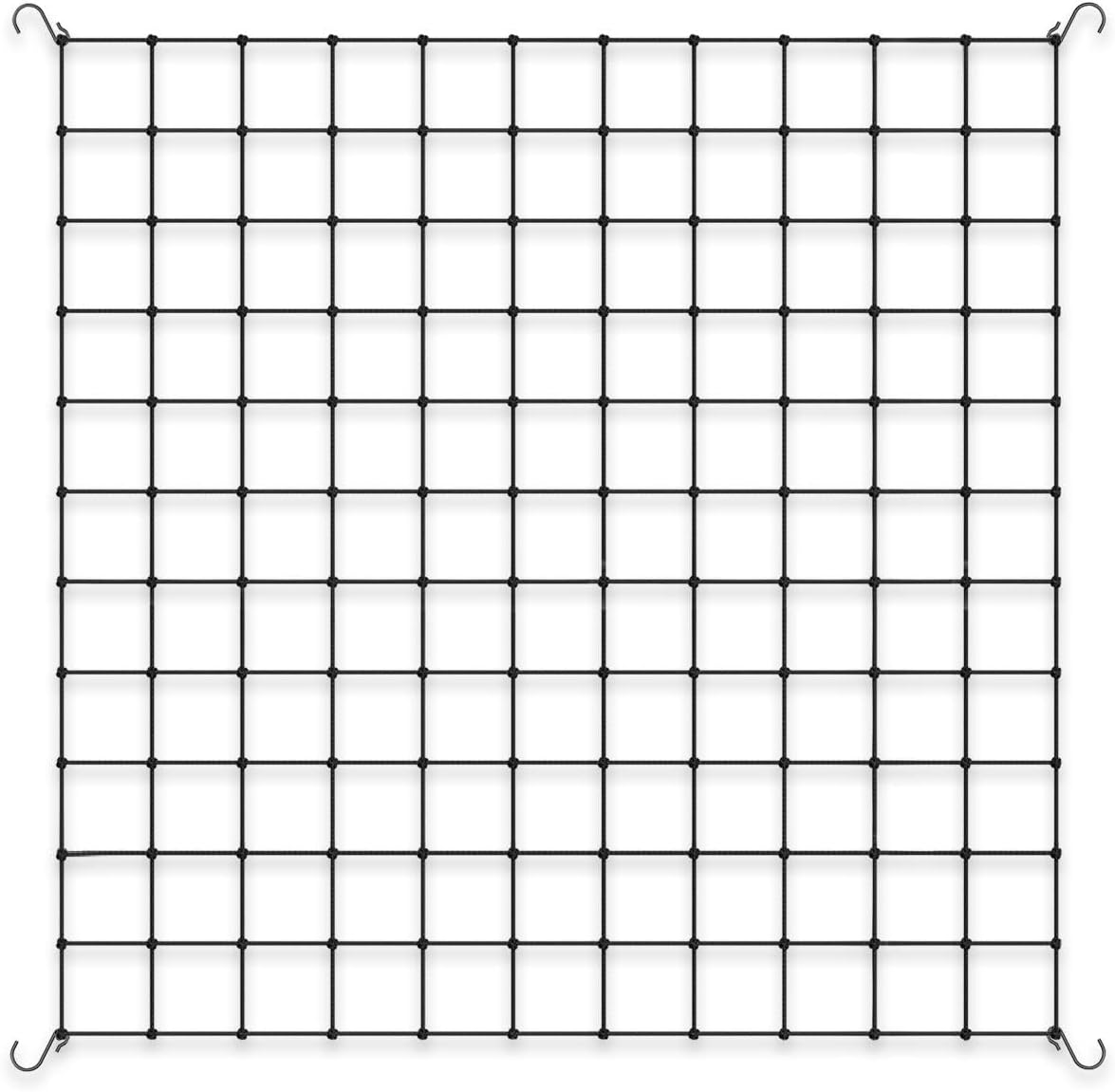 AC Infinity Grow Tent Trellis Netting 2X4', Heavy-Duty Elastic Plant Net with Steel Hooks, Flexible Hydroponics Support for Grow Tents, Gardening, and Horticulture