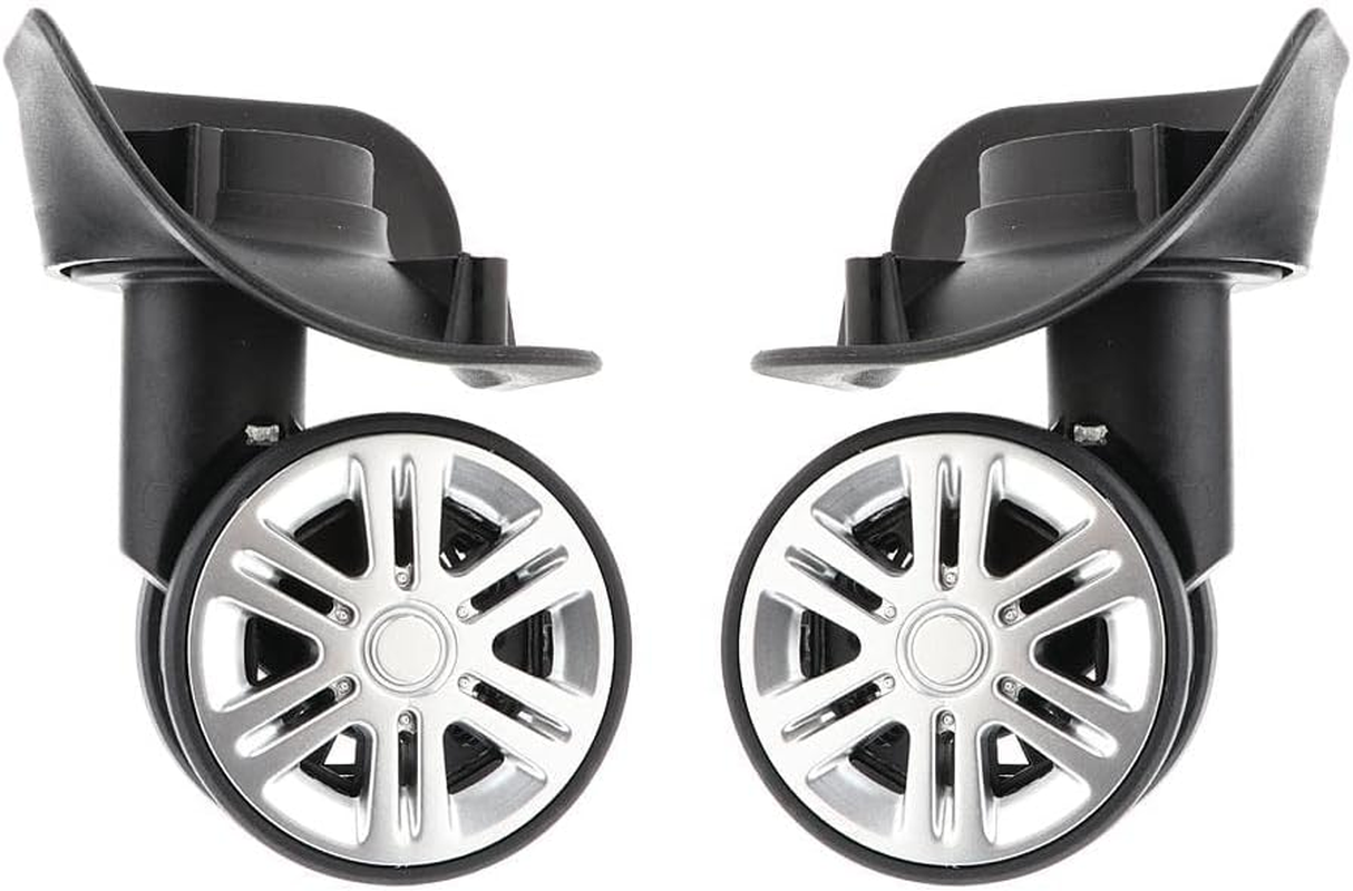 Ronyme Universal Swivel Suitcase Baggage Casters Cases Black