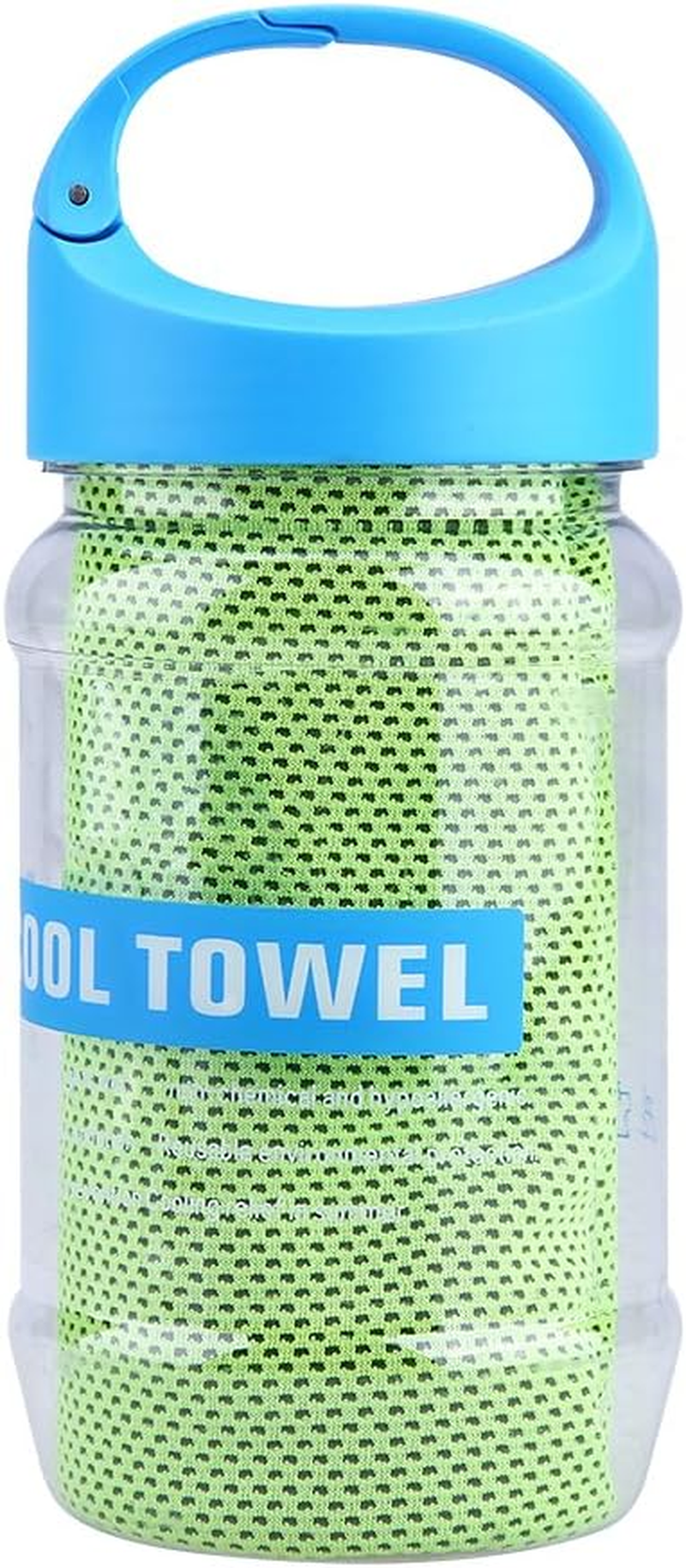 Cyrank Cooling Towel, Cooling Towels for Neck and Face, Ice Towels for Sports Soft Breathable Microfiber Cool Towel for Fitness, Camping, Running, Workout(Blue)