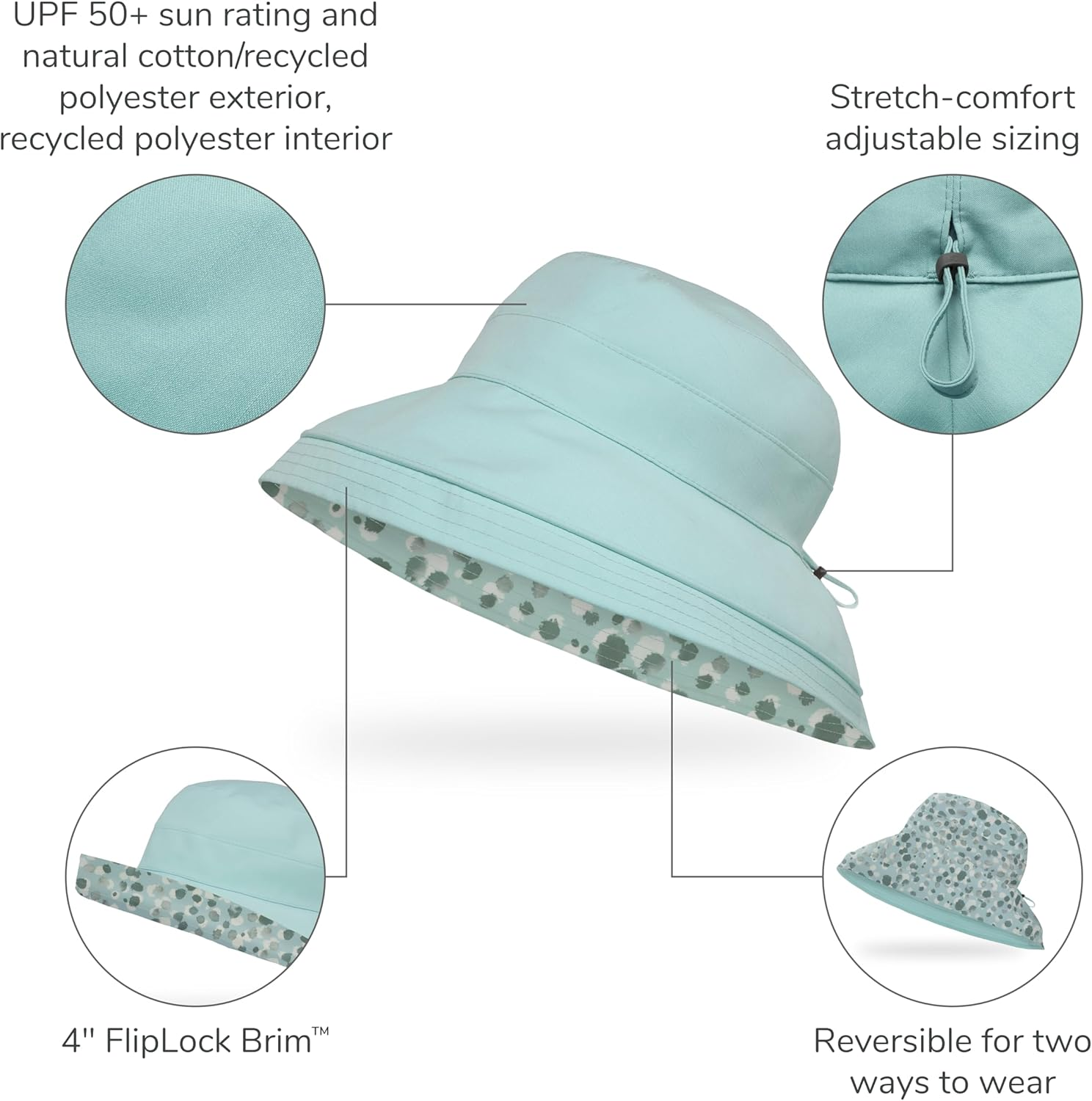 Sunday Afternoons Women'S Natural Blend Kettle Hat, Dusty Lilac/Pink Speckles image number 3