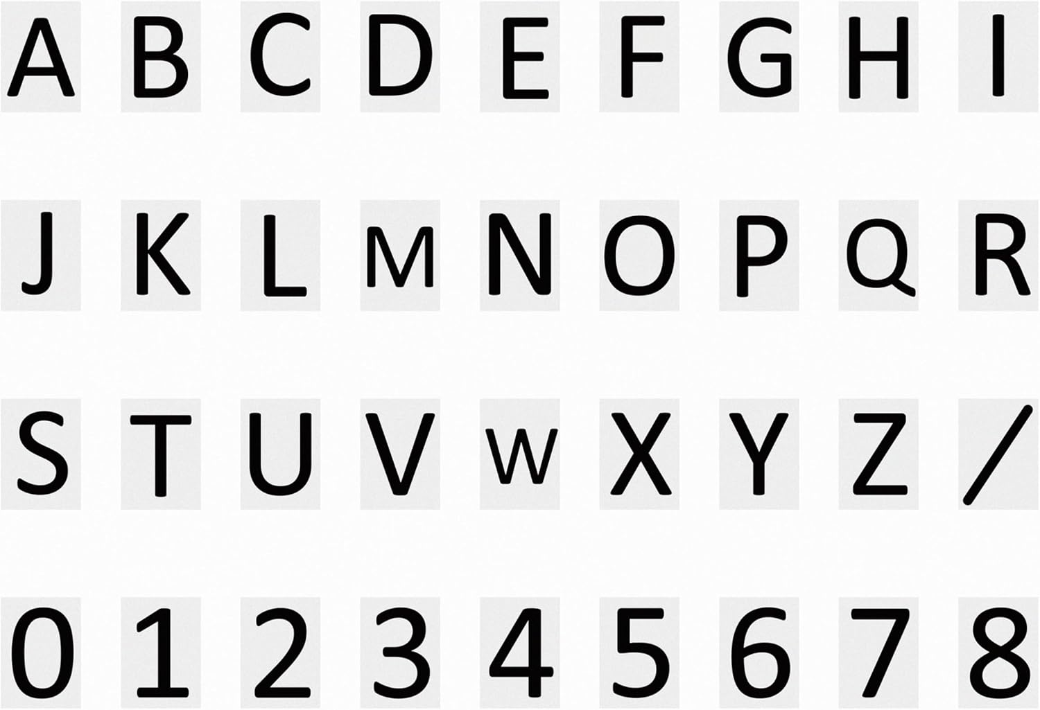 Home Number Self Adhesive House Door Address Letter Box Sign Decal Black White (Number: 2, 50X70Mm)