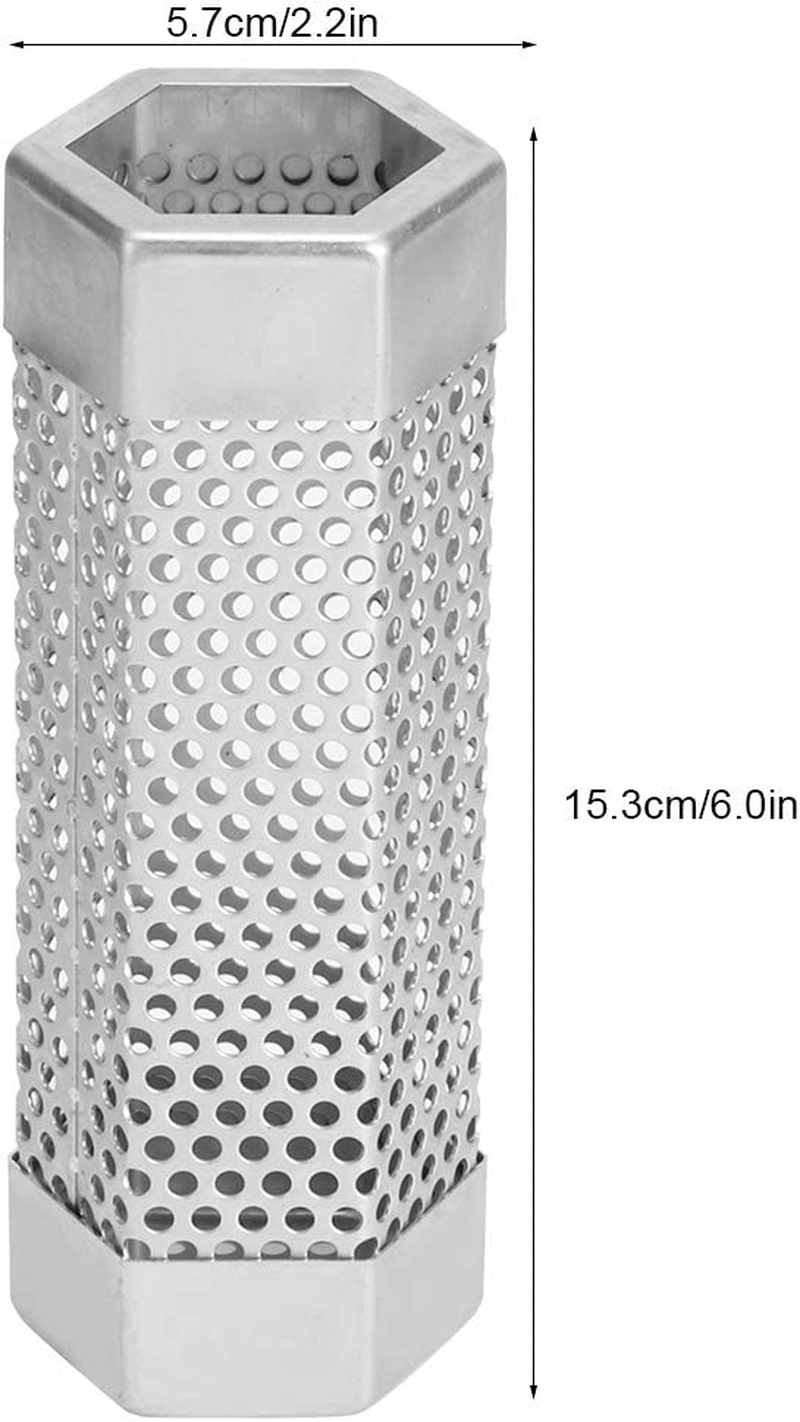 Joyzan Pellet Smoker Tube, Pellets Smoker Box Portable BBQ Smoking Generator Stainless Steel Grilling Tool 5 Hours of Additional Billowing Hot or Cold Smoke for All Electric Gas Charcoal Grill Smokers