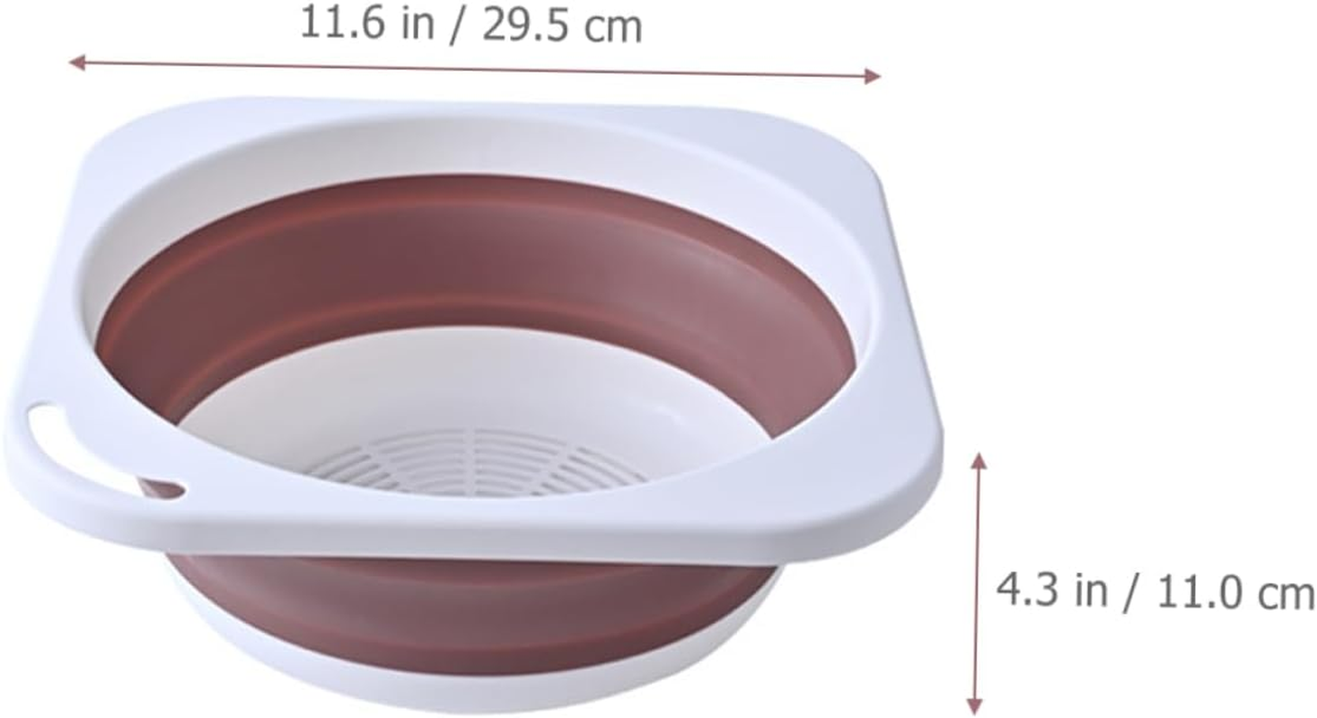 BAZEITFLOW Multi-Use Portable Basin Wash Basin for Care Cleaning and Outdoor Use Space-Saving Design for Camping Kitchen and More
