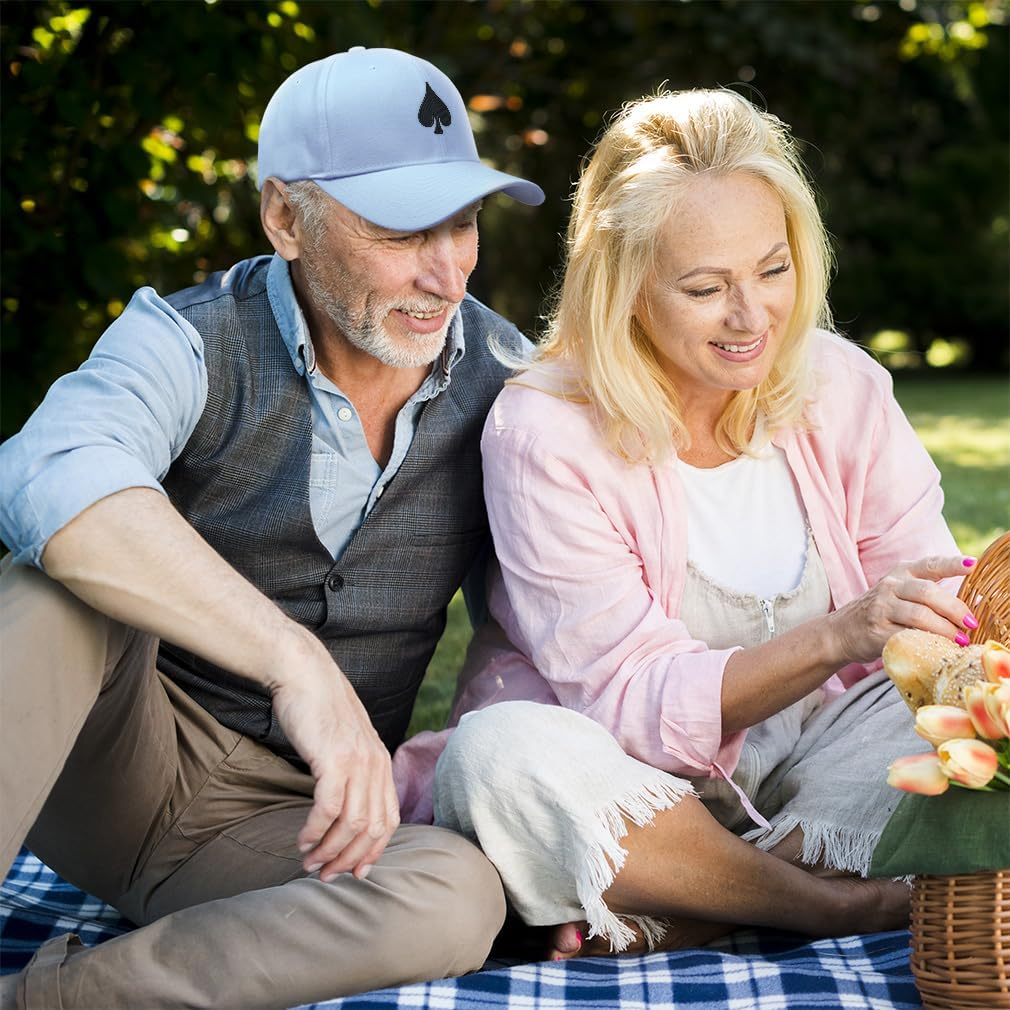 Baseball Cap Spade Embroidery Sports Poker Hats for Men & Women image number 3
