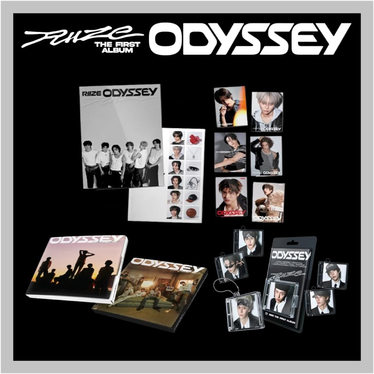 RIIZE ODYSSEY 1St Album with Tracking Sealed (Pacakge Set(Earth+Universe))