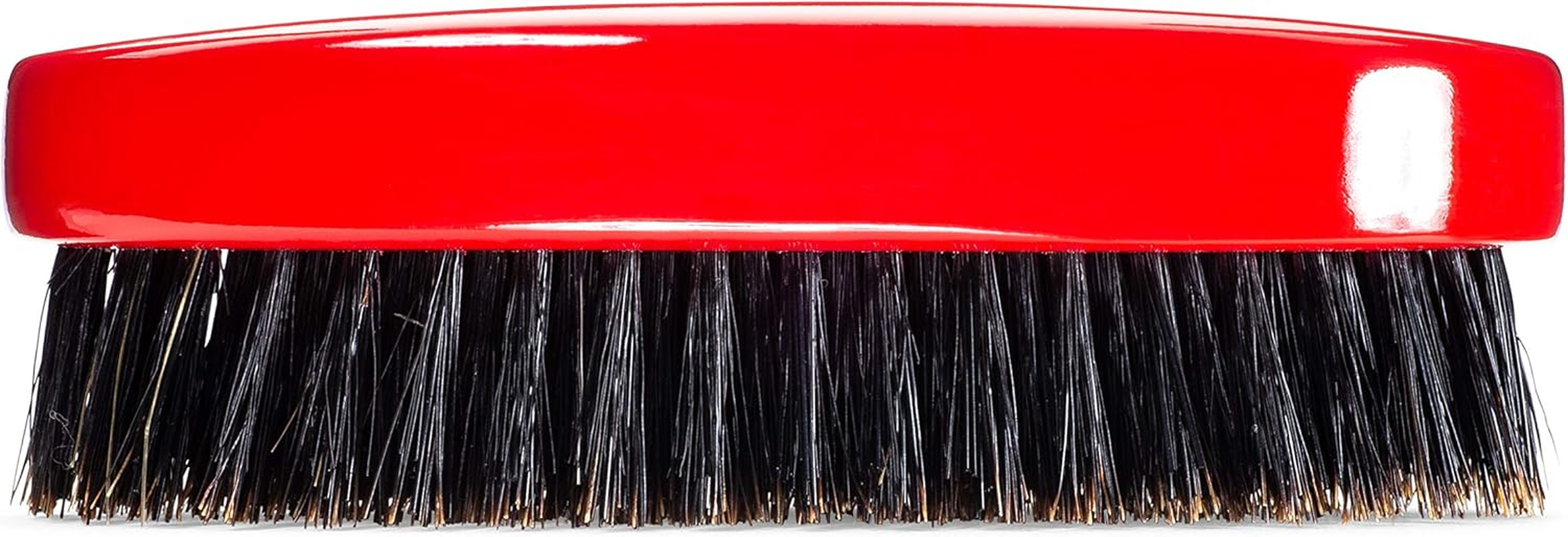 Torino Pro Wave Brush #1000 - by Brush King - Medium Hard Oval Palm/Military 360 Waves Brush image number 2