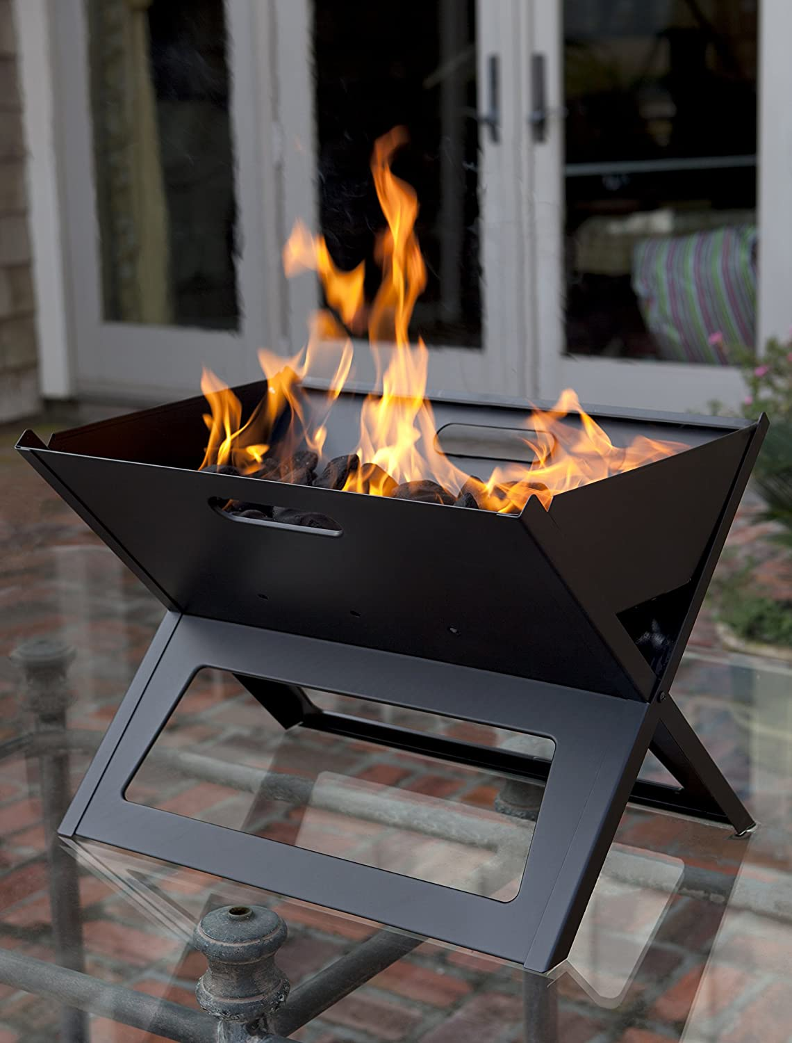 Fire Sense 60508 Black Notebook Charcoal Grill, 14.18" H X 11.82" W X 17.53" L image number 4