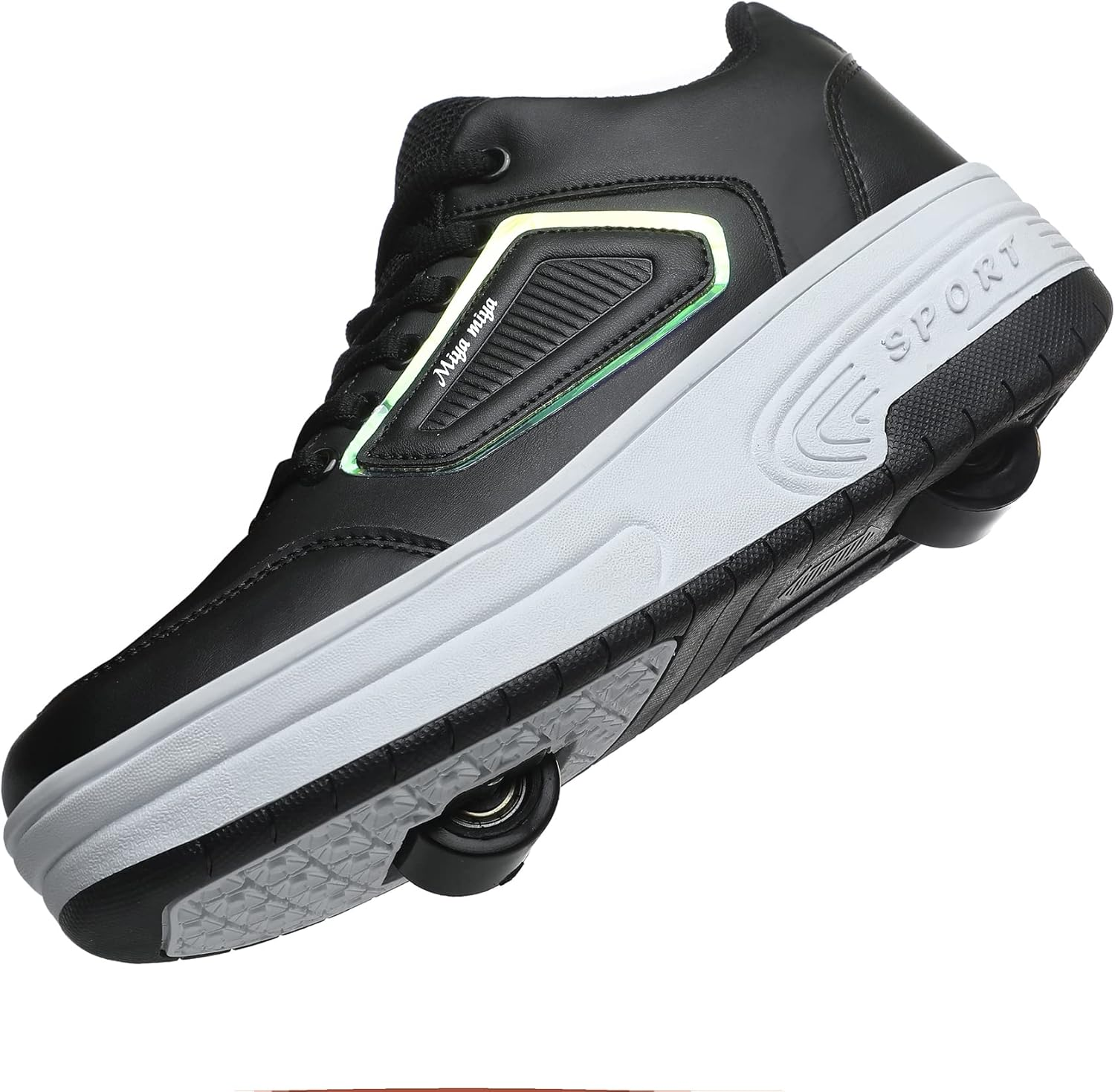 GIMKOUNN Roller Shoes Boys Girls Roller Skate Shoes Sneakers with Wheels for Kids Women Wheeled Footwear Retractable Breatheable Shoes Beginner Exercise Skates Birthday Gifts Christmas image number 6