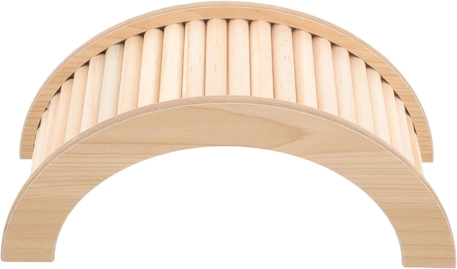 Housoutil Hamster Bridge Wooden Climbing Ladder Medium Size Hamster Ramp Pet Cage Toy for Small Rodents and Chinchillas image number 3