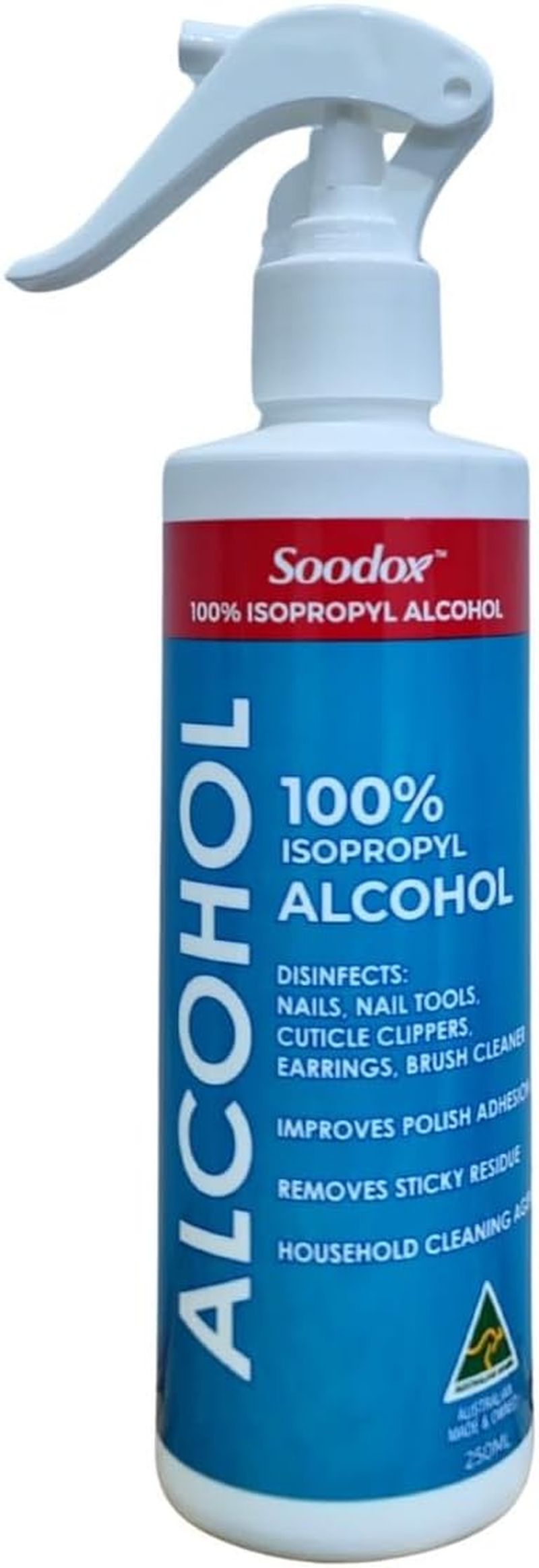 100% Isopropyl Alcohol IPA Cleaner & Rubbing Alcohol | SPRAY BOTTLE | One Bottle so Many Uses! (250 Ml)