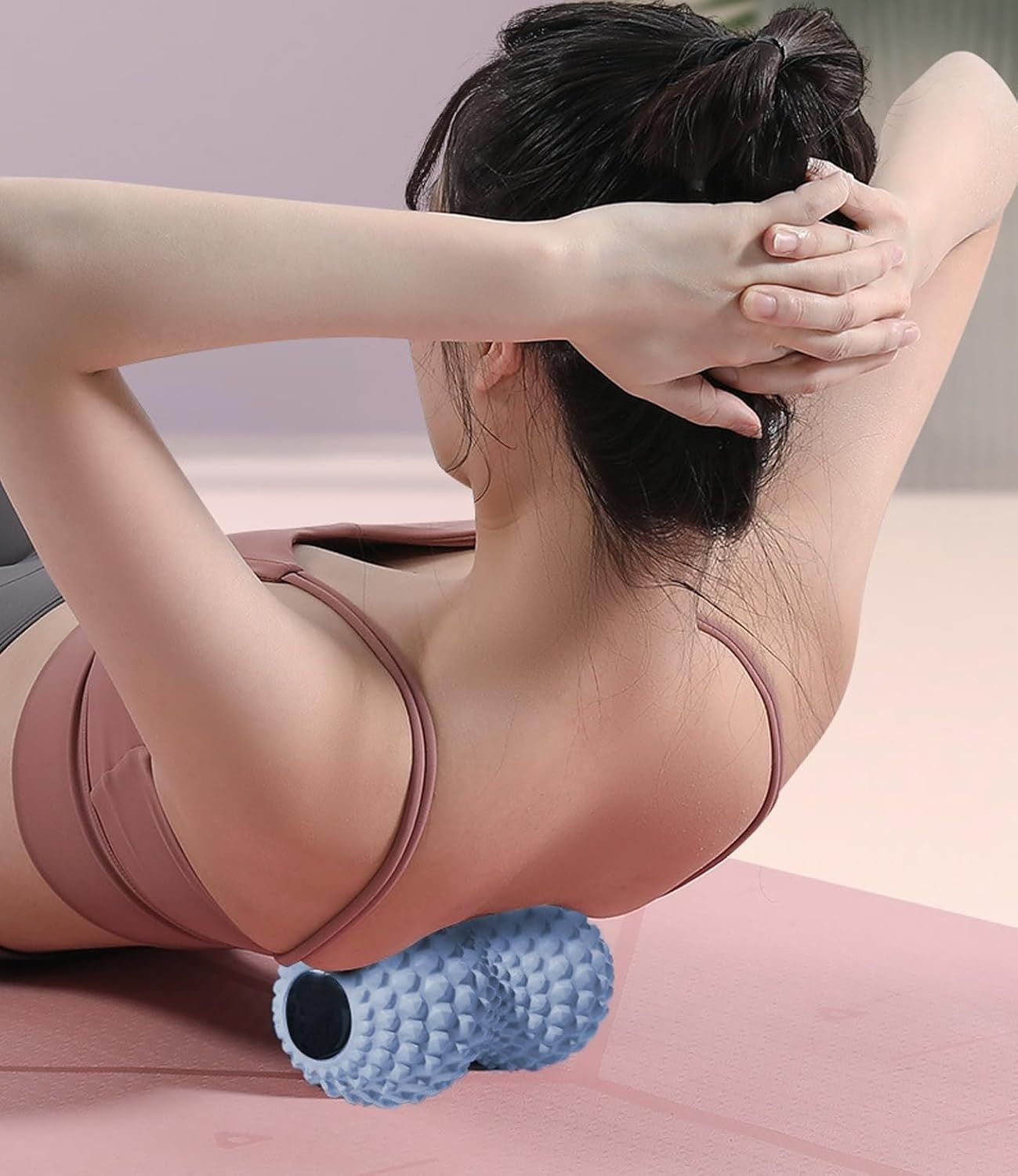 Peanut Massage Ball, Double Lacrosse Massage Roller Ball for Deep Tissue Muscle Massage, Physical Therapy, Myofascial Release, Trigger Points, Muscle Knots, and Yoga Therapy