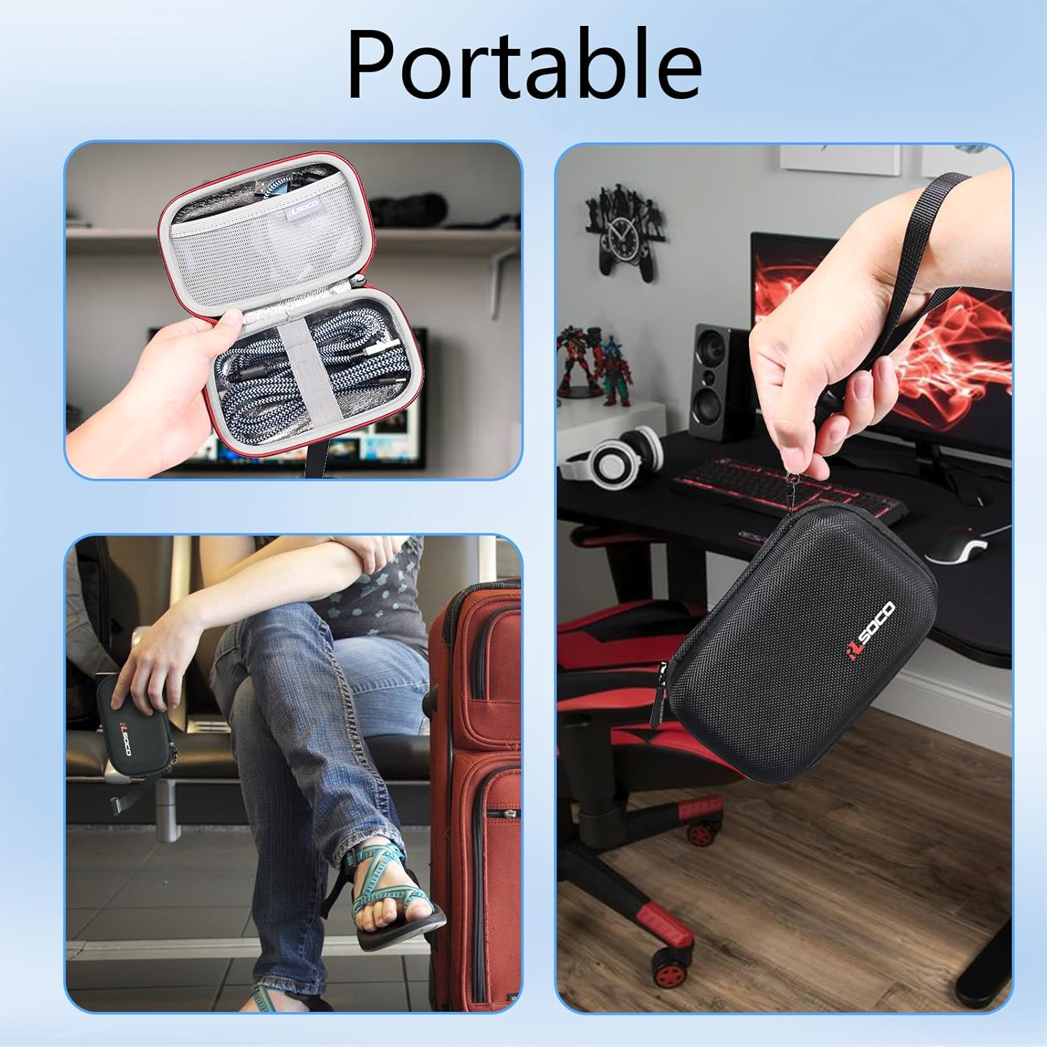 RLSOCO Case for Cronus Zen Controller Emulator, Hard Carrying Case, Dust- and Water-Resistant - Black (Case Only) image number 3