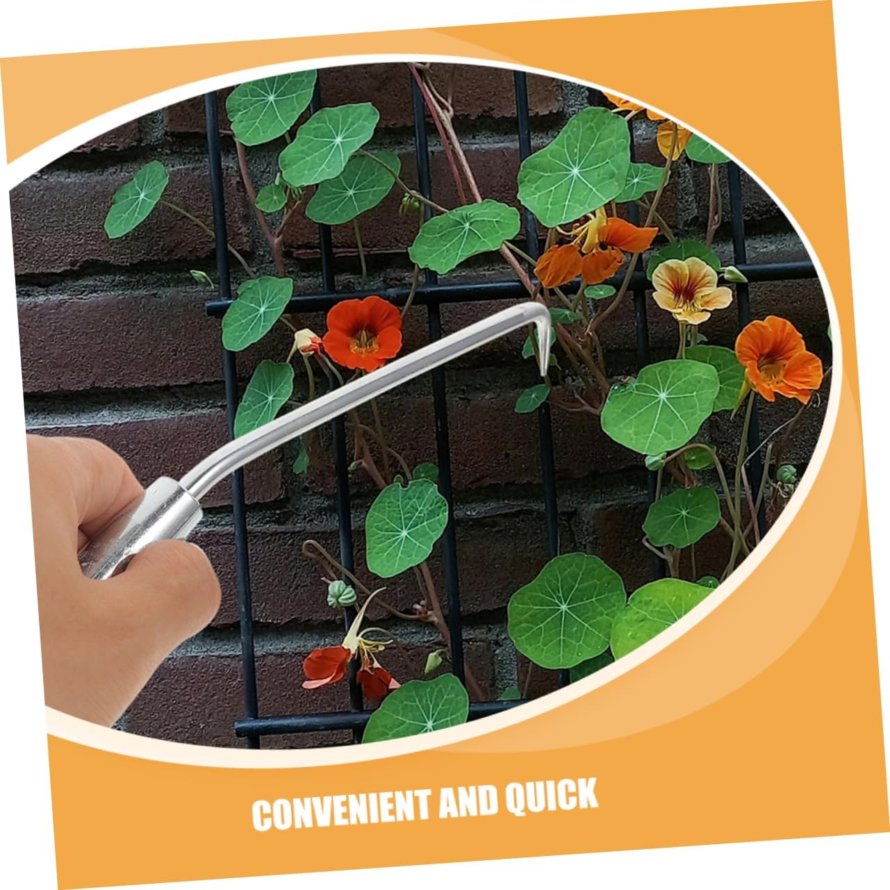 IWOWHERO 3Pcs Effortless Plant Tying Garden Supply Hooks Manual Fence Fastening Tool for Sturdy Support image number 6