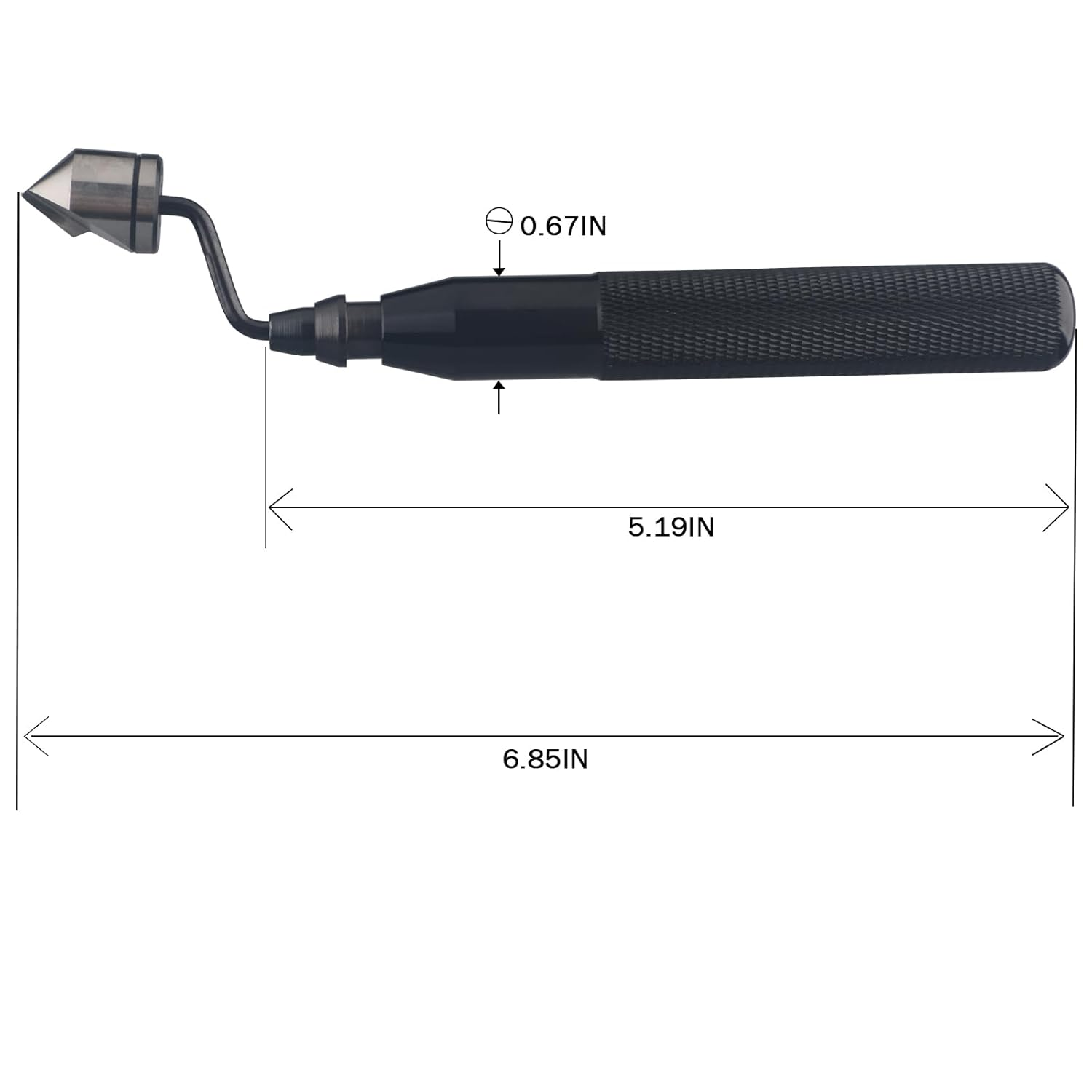 Deburring Countersink Tool Set, Askwhy RD16.5-BC1651 Countersink Hand Reamer, Great Burr Remover Hand Tool for Wood, Plastic, Aluminum, Copper and Steel - Blue image number 5