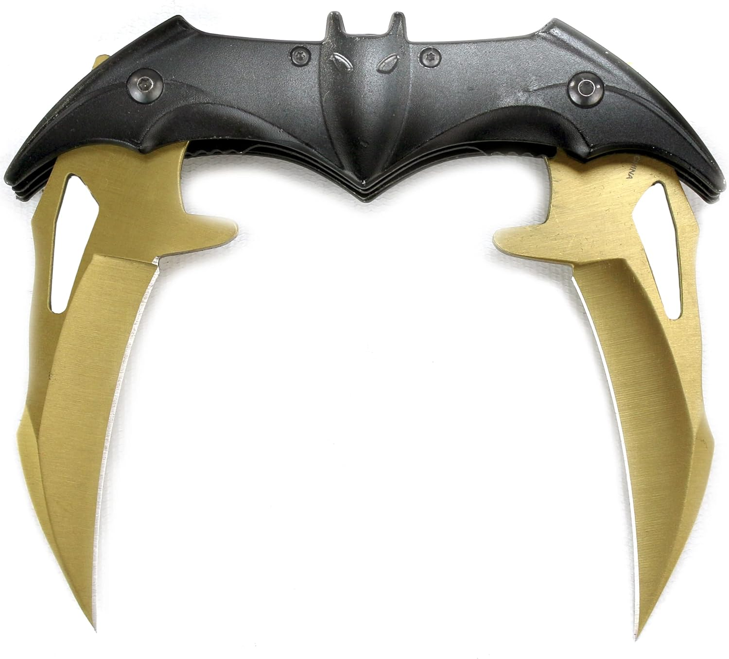 KII Black BAT Knife Twin 2 Blade Folding Knife (Dark Edition)