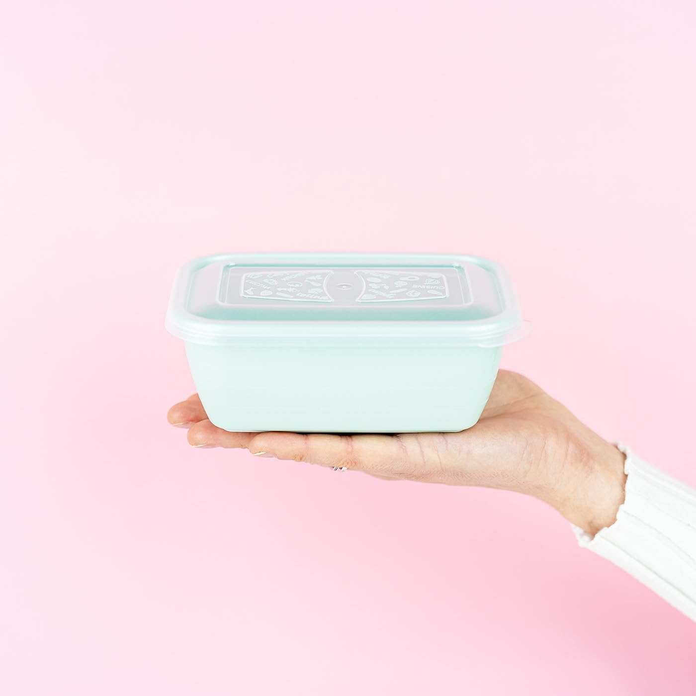 QILZO Pack of 12 Food Containers 500Ml Plastic BPA Free Microwave Safe Dishwasher Safe Freezer Container with Lid Reusable Container image number 3