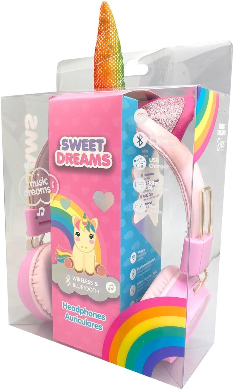 Kids Euroswan - Bluetooth Sweet Dreams In-Ear Headphones, Multicoloured (KL11419)
