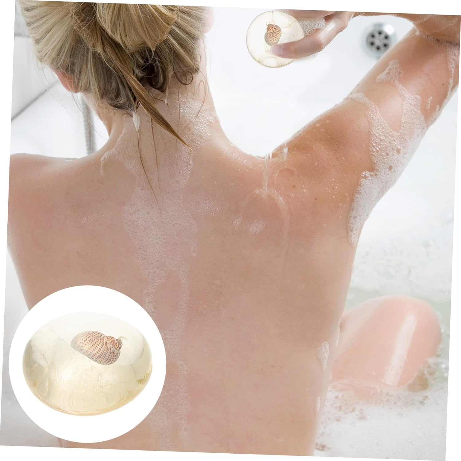 FOYTOKI Hydrating Acid Soap Gentle Cleansing Bar Glycerin Formula Ocean Theme Face Body image number 3