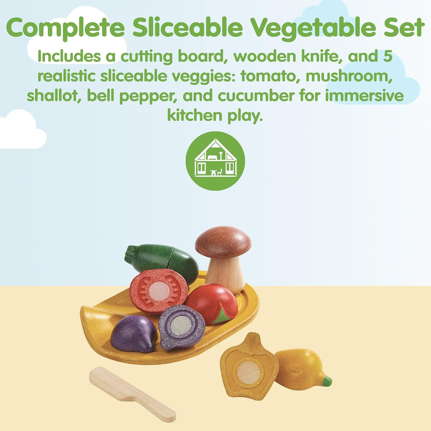 Plantoys - Assorted Vegetable Set image number 5
