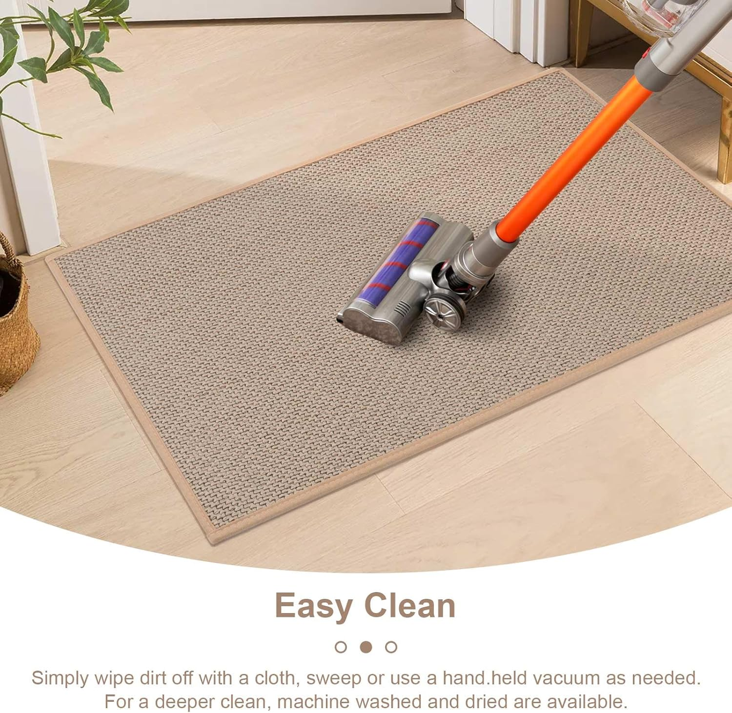 DAWNTREES Bath Mat Rug,44X75Cm Non-Slip Washable Mat, Bathroom Mats Rubber Backing Non Slip Bath Mats image number 6