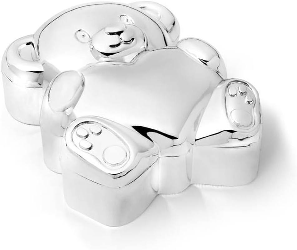 Zilverstad First Tooth/Hair Curl Box, Bear with Heart image number 2