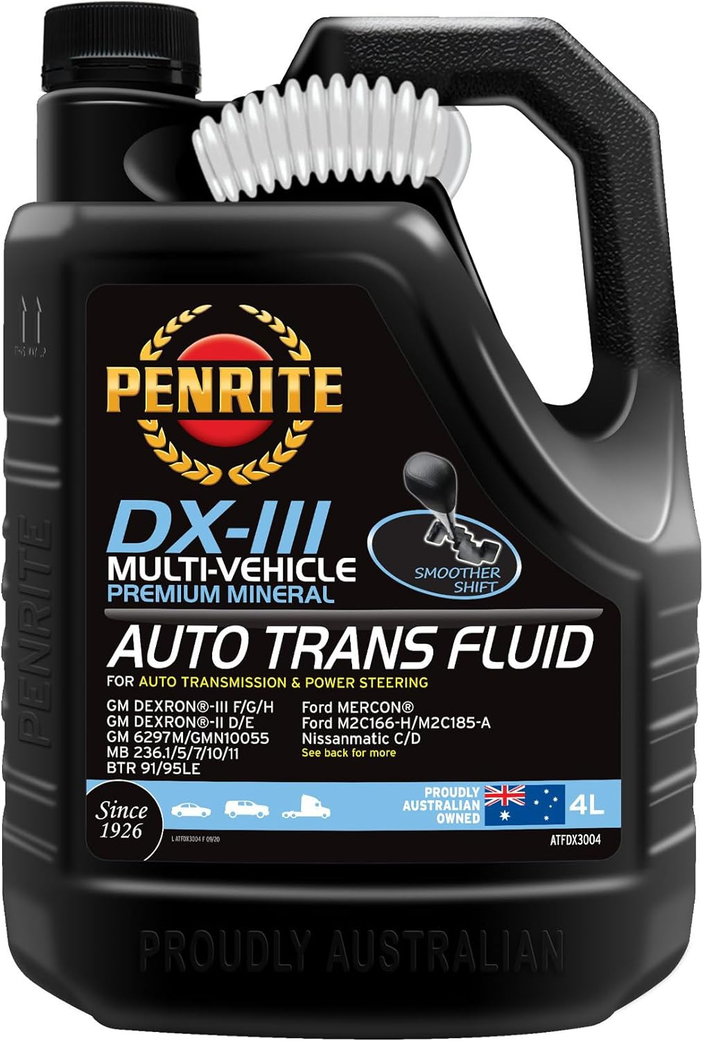 Penrite DX-111 Multi-Vehicle Auto Transmission Fluid 4 Litre