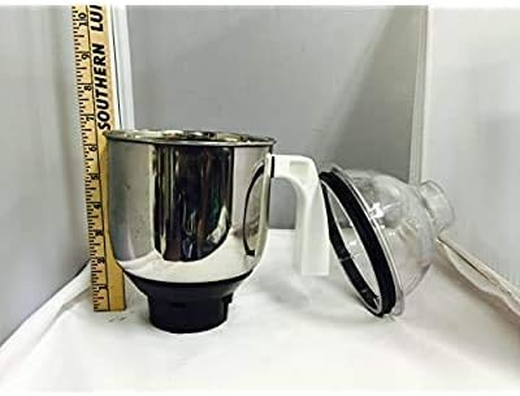 Preethi MGA 513 Mixer Jar for Eco Twin, Eco Plus/Chef Pro and Blue Leaf, 1.50-Liter, Silver image number 3