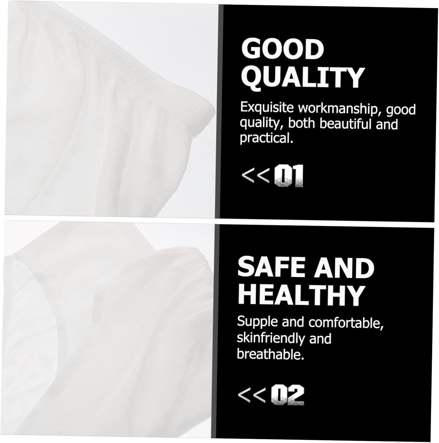 4Pcs Disposable Postpartum Maternity Panties White XXL Flexible Soft Elastic Underwear for Pregnant Women Postnatal Care Comfortable Breathable image number 1