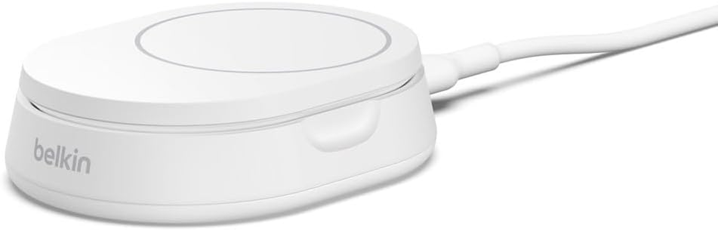 Belkin Boostcharge Pro 15W Convertible Magnetic Charging Stand, Magsafe Compatible Fast Wireless Qi2 Charger, Magnetic Inductive Charger, Wireless Charger for Apple Iphone 16, 15, Airpods - White image number 1