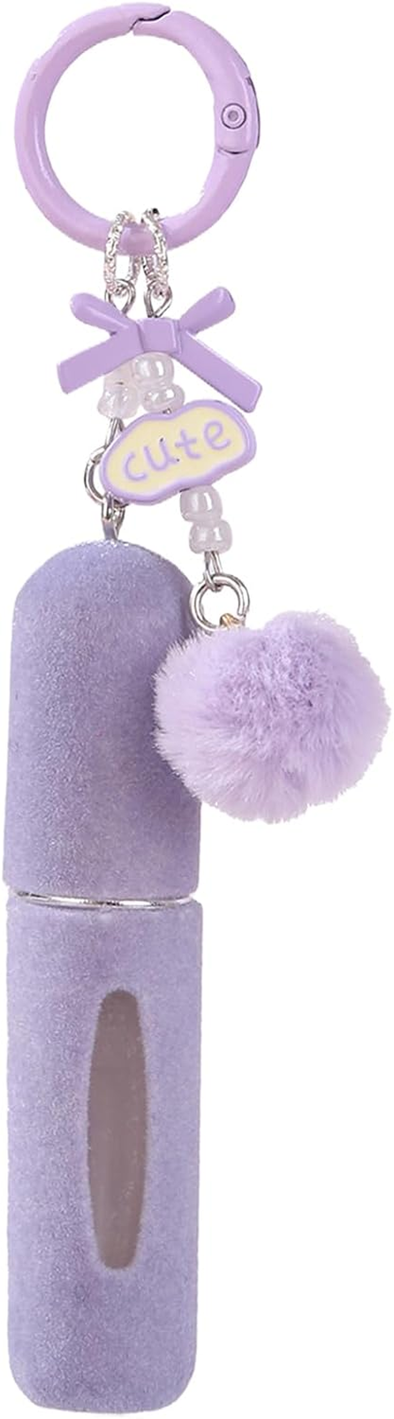 Uoqpty Perfume Bottles Empty Refillable - Plush Keychain 5Ml Reusable Atomizer,Refillable Perfume Spray Atomizer Bottle | for Business Airplane Business Outdoor School Birthday Valentines
