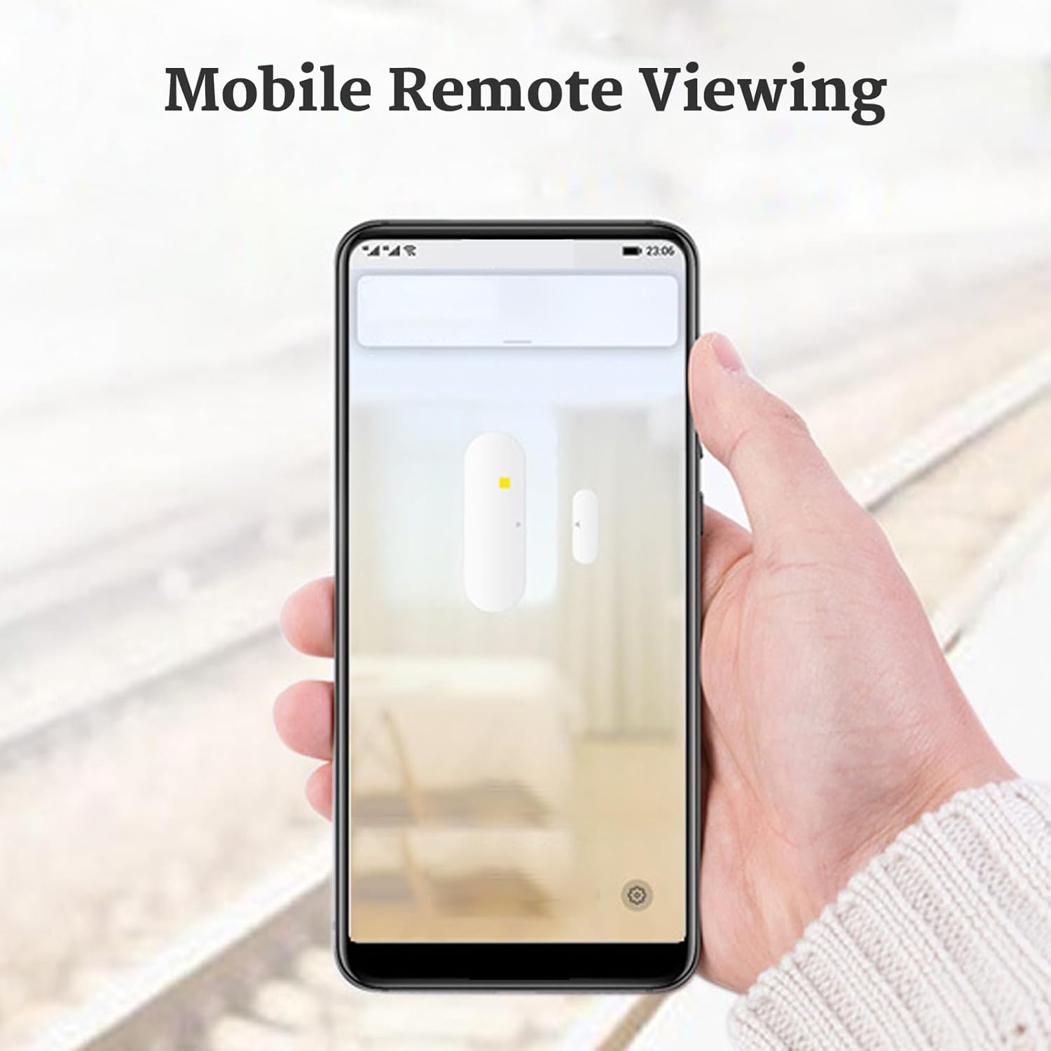 Wifi Door Sensor, App and Voice Control Smart Door and Window Sensor Alarm Wireless Mini Magnetic Door Entry Alert Contact Sensor for Home Security and Kids Safety image number 6