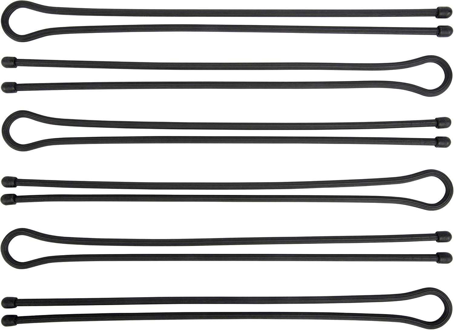 Nite Ize GTPP32-01-R8 Gear Tie Propack Reusable Rubber Twist Tie, 32-Inch, Black image number 1