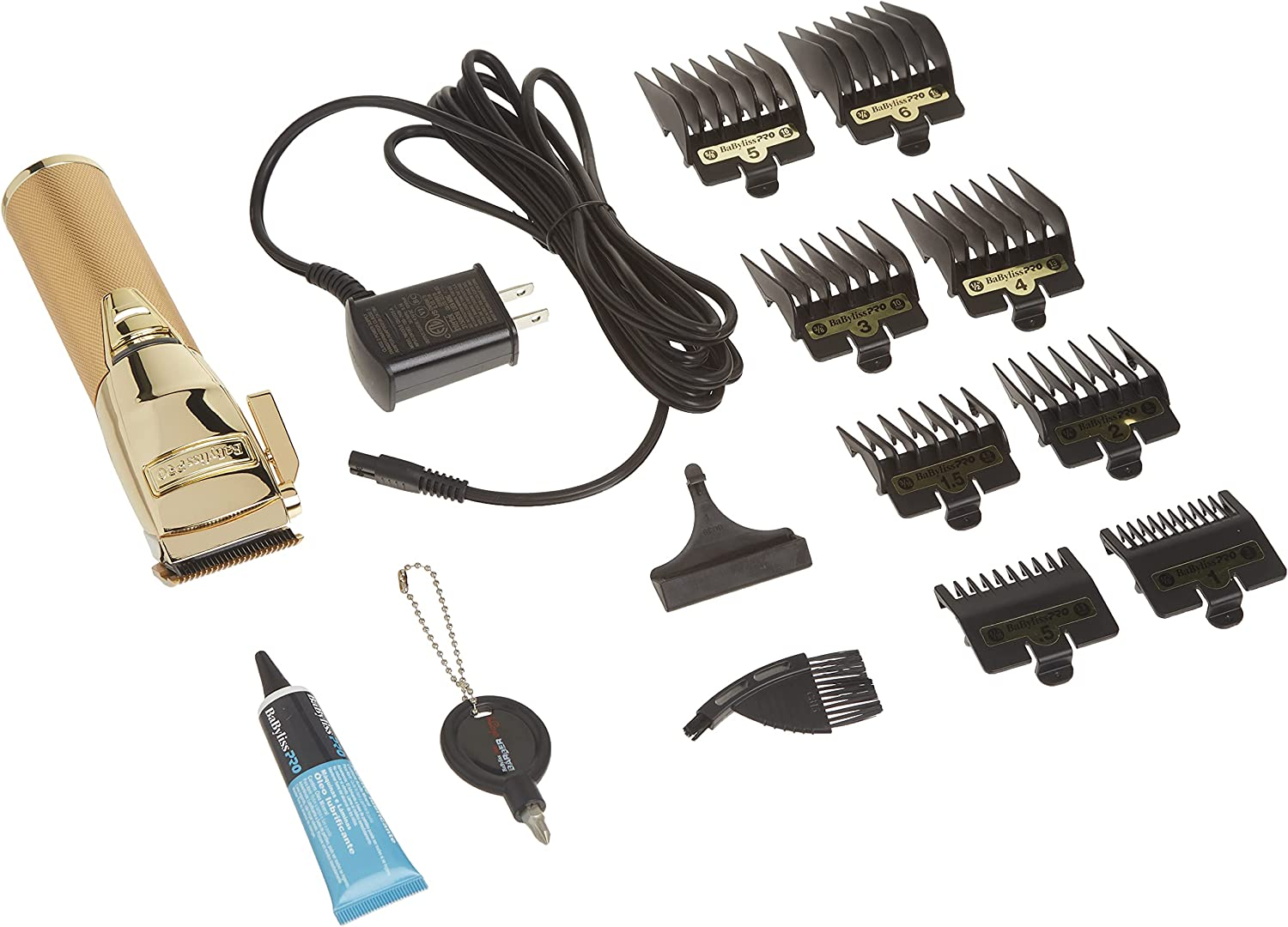 Babylisspro Barberology Hair Clipper for Men FX870G GOLDFX Cord/Cordless Professional Hair Clipper image number 6