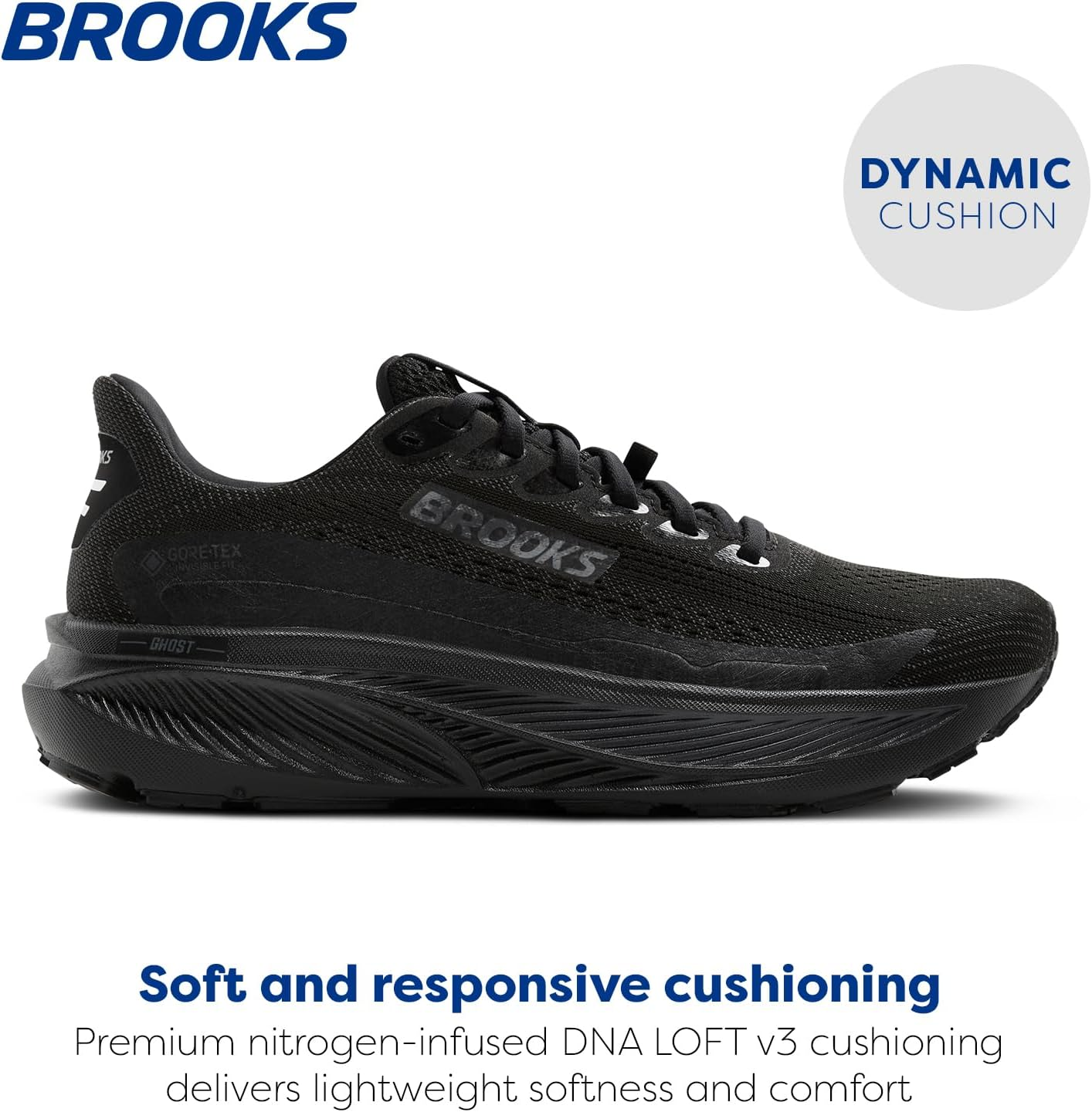 Brooks Men'S Ghost 17 GTX Trainers image number 2