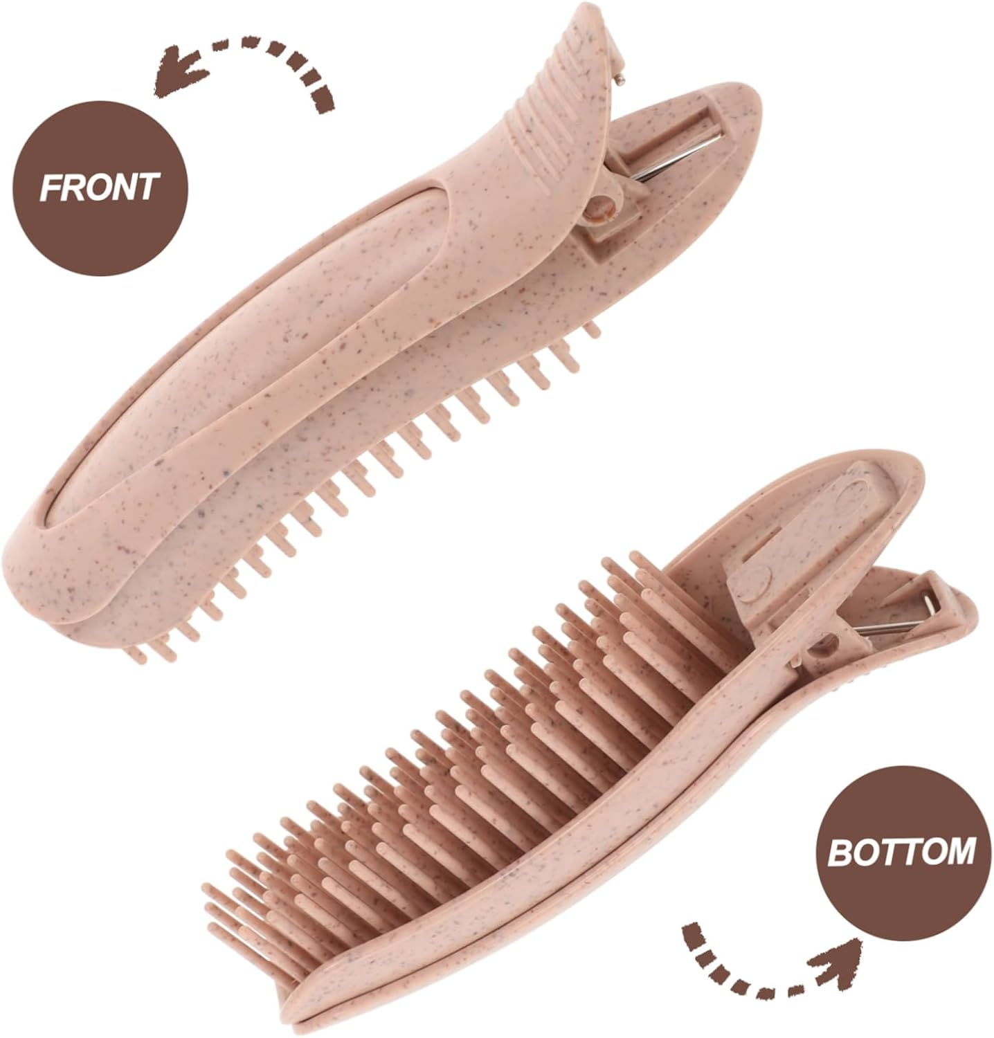 Beatifufu 2Pcs Hair Root Clip Natural Fluffy Volumizing Root Clips for Bangs Styling Tool for Hair Volume image number 6