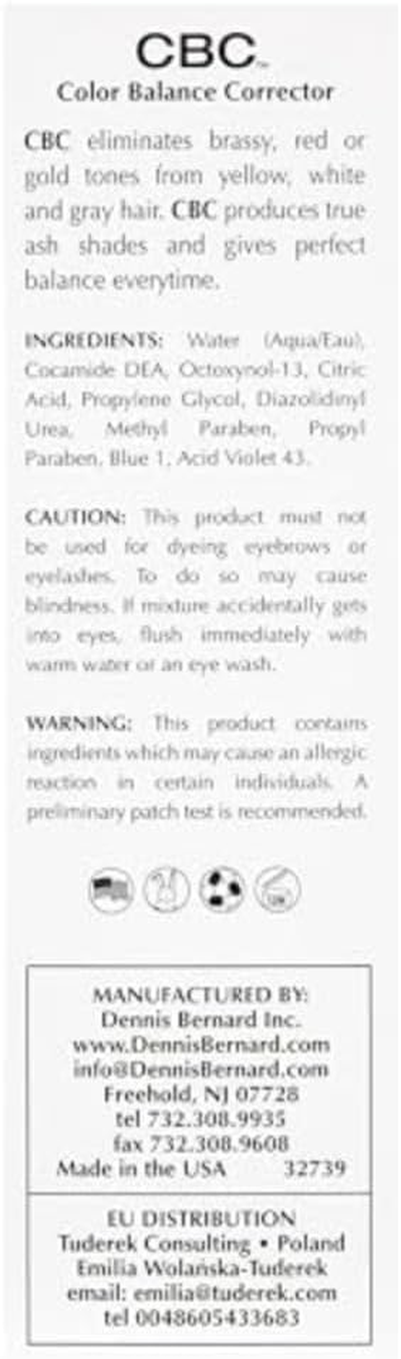 CBC, the Original Color Balance Corrector, 4 Oz | Eliminates Unwanted Tones from Hair during Color Services | Use in Shampoo, Bleach, or Color image number 2