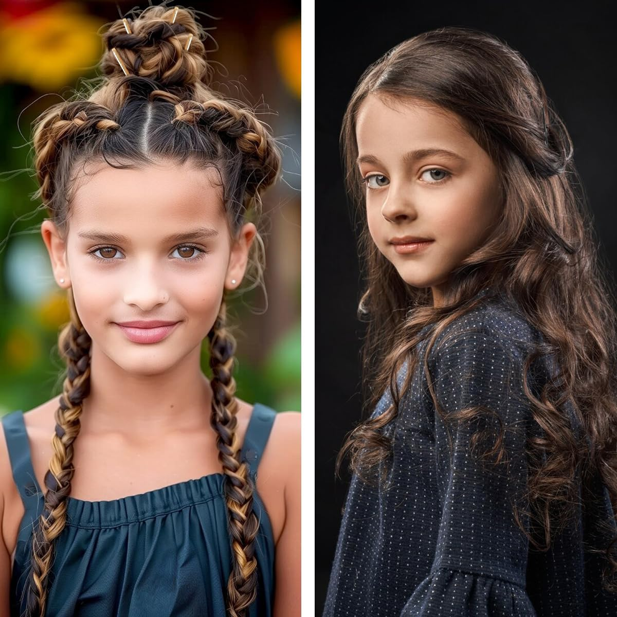 Pack of 300 Mini Hair Clips, Small Hair Clips, 5 Cm Bobby Pins, Hair Clips, Metallic Wave Hair Clips, Women'S Hair Clips for Women, Girls, Children (Brown, Black, Gold) image number 1