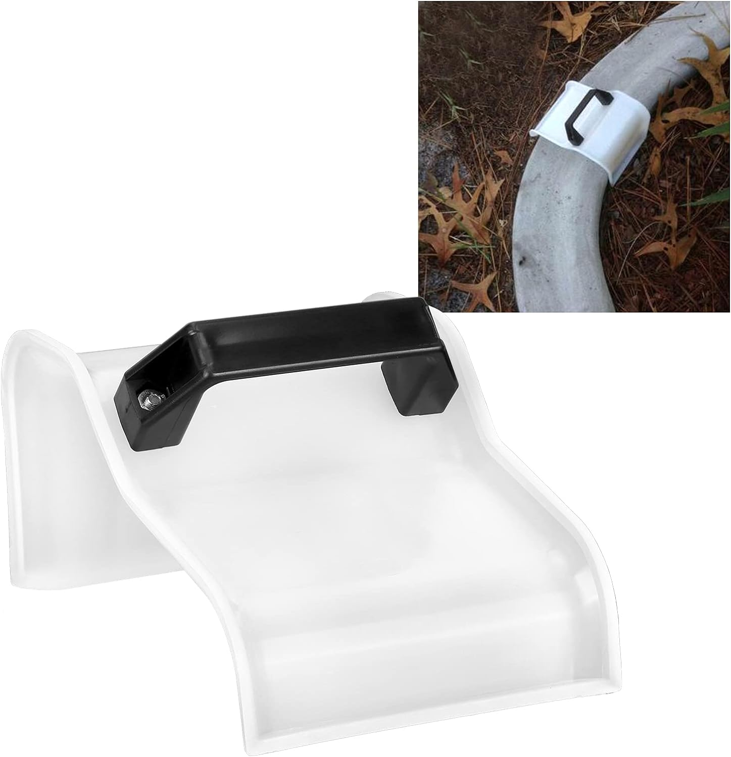 Edge Trowel, Concrete Curbing Trowel Hand Plastering Plastic Plastering Trowel Reusable Landscape Trowel for Garden for Masonry Cement image number 4