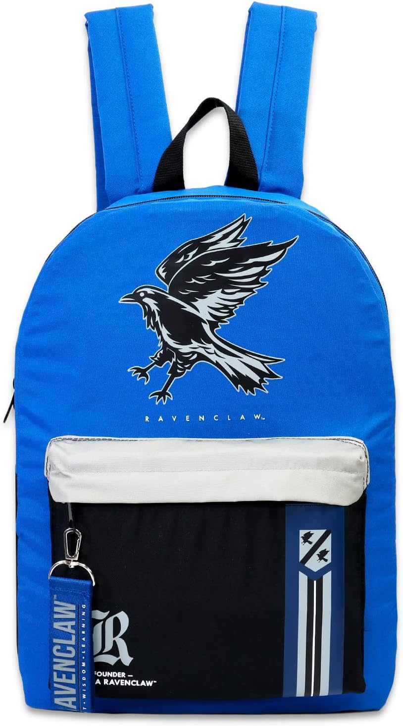 Harry Potter Backpack for Adults Set - Bundle with 16" Ravenclaw Backpack plus Decals | Harry Potter Travel Bag for Teens, Adults image number 3