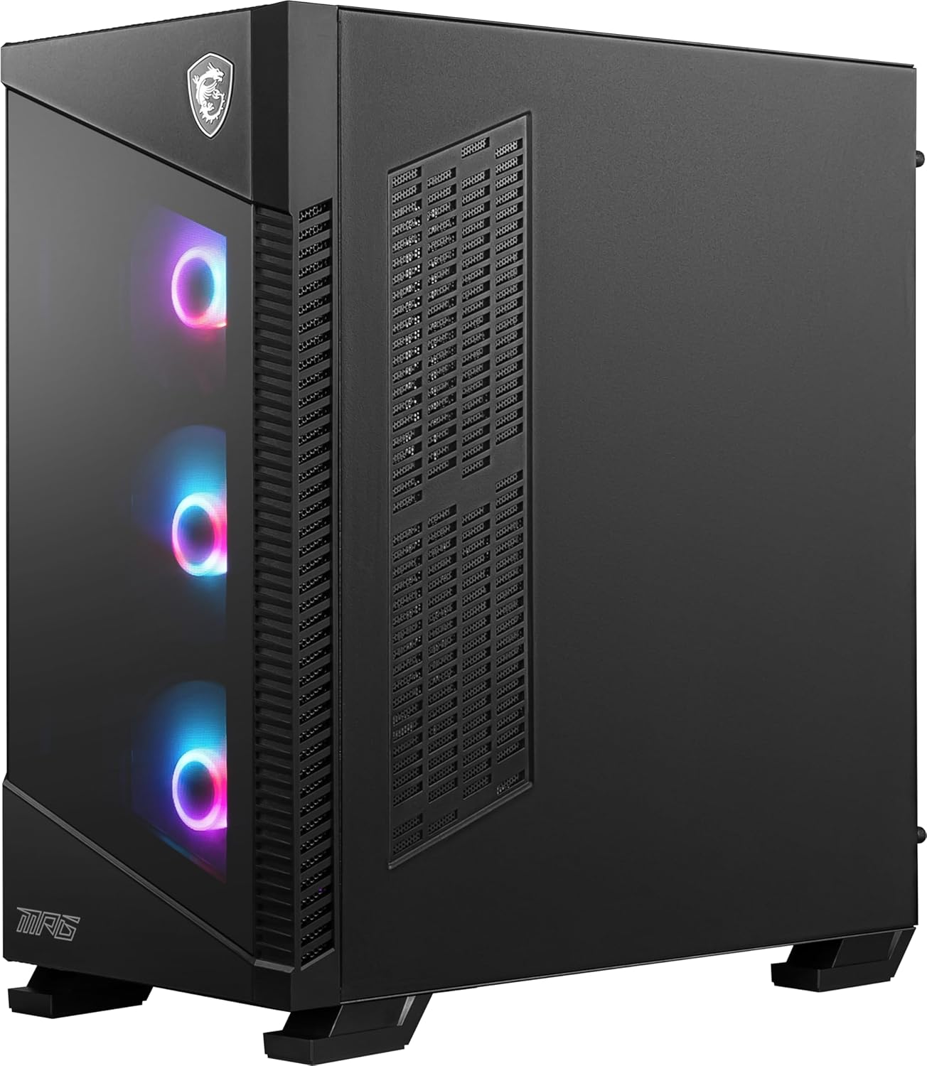 MSI MPG Velox 100R Mid Tower Case Support for E-ATX/ATX/M-ATX/ITX, Black