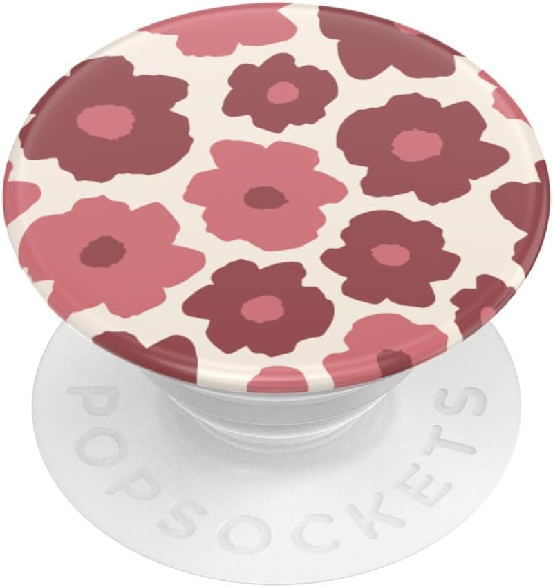 Popsockets Phone Grip with Expanding Kickstand, Adhesive Grip - Mauve Floral