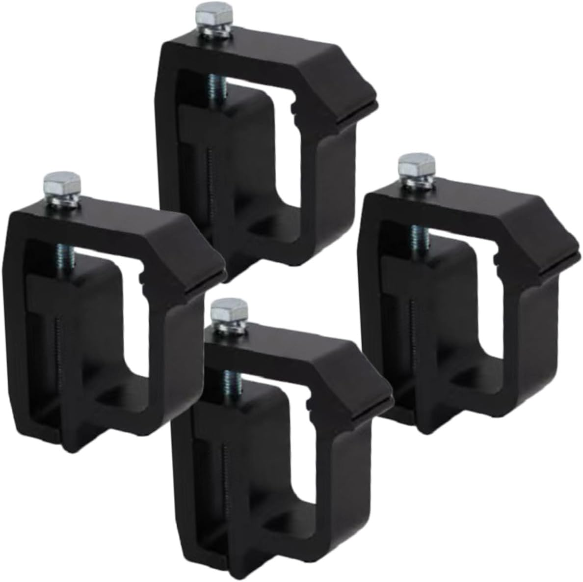 POPETPOP 4Pcs Truck Topper Clamps Camper Shell Mounting Clamps for Secure and Stable Truck Bed Canopy Installation Easy to Install Camping Accessories image number 1