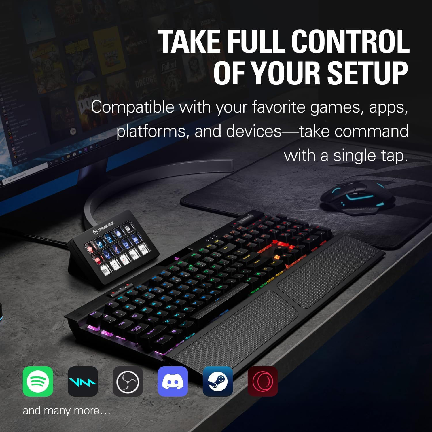 Elgato Stream Deck Scissor Keys&mdash;Workflow Controller with Customisable Macro Keys for OBS, Twitch, Discord, Teams, Photoshop, and More&mdash;Windows 10, Macos 13 or Later image number 6