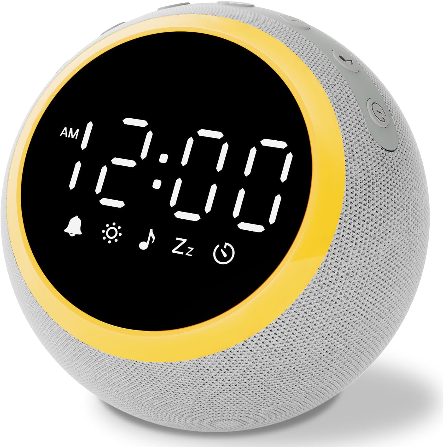 Alarm Clock, White Noise Machine, 25 Soothing Sounds, 7 Soft Wake-Up Sounds, 16 Adjustable Volume, Timer, Memory Function, Bedside & Digital Clock, Baby Night Light, Bedroom Decor Kids, Adults image number 1