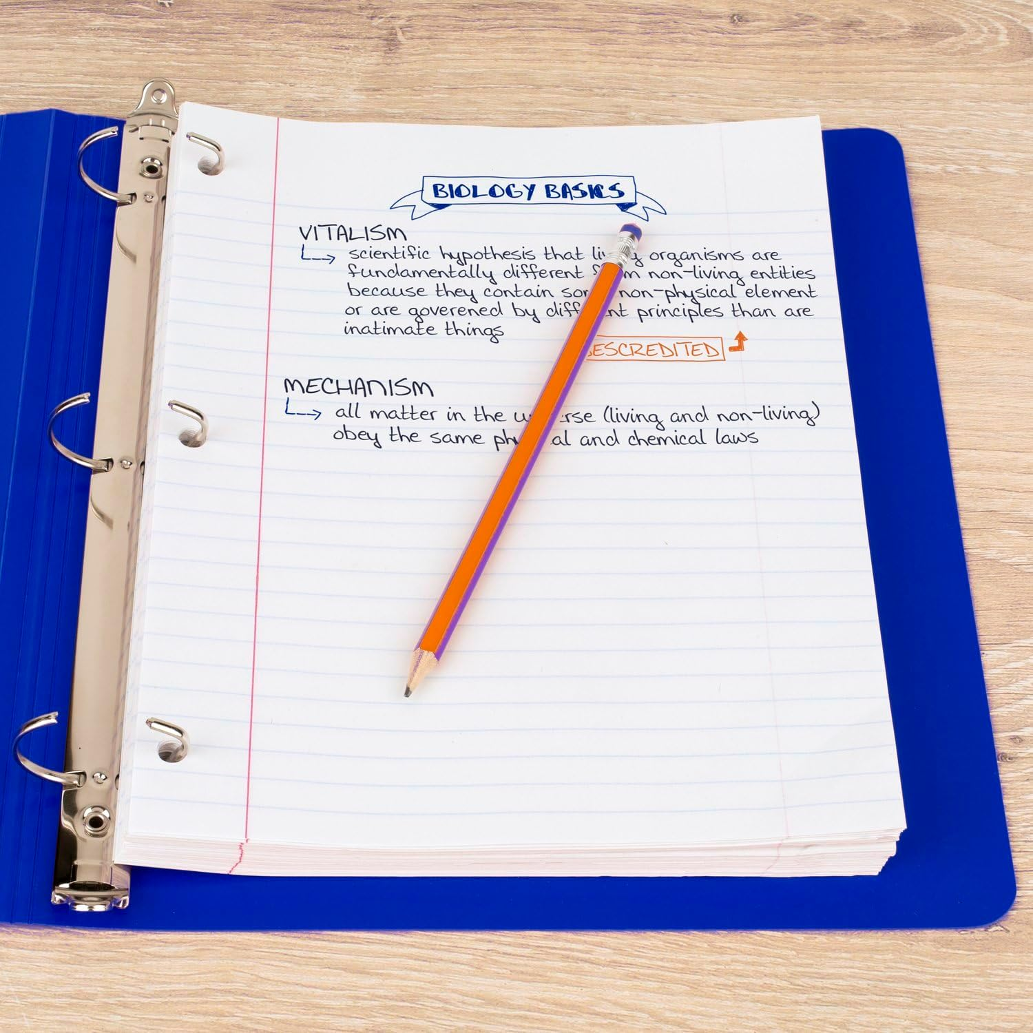 Mead Loose Leaf Paper, Notebook Paper, Wide Ruled Filler Paper, Standard, 8 X 10.5, 200 Sheets (15200) White image number 4