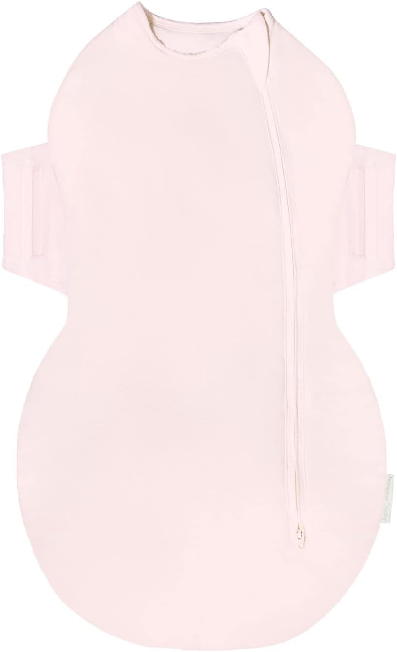 Happiest Baby SNOO Comforter Sleep Sack - 100% Organic Cotton Baby Swaddle Blanket - Doctor Designed Promotes Healthy Hip Development (Ivory, Small)